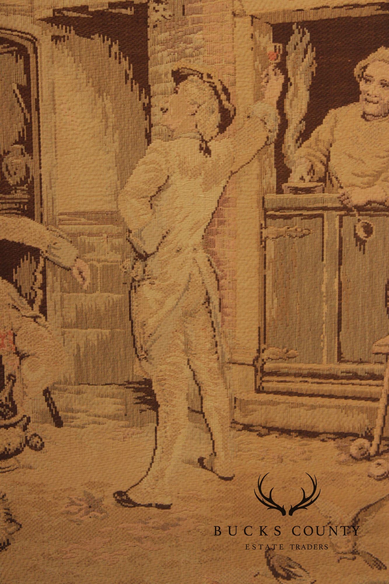 Vintage French Wall-Hanging Tapestry