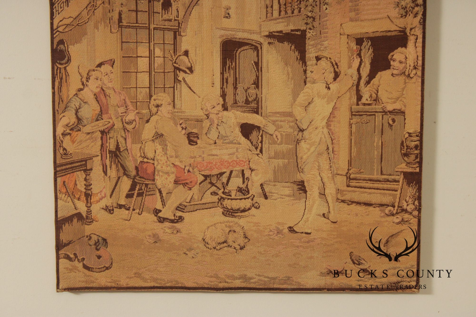 Vintage French Wall-Hanging Tapestry