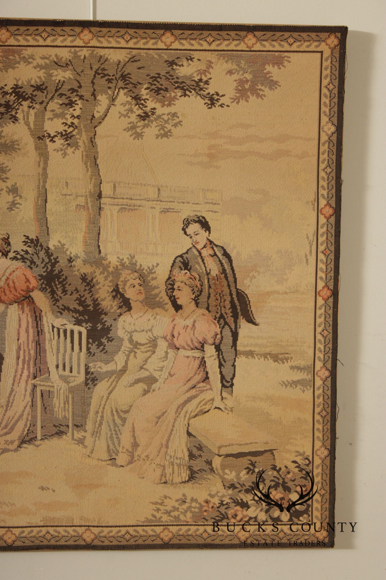 Vintage French Wall-Hanging Tapestry