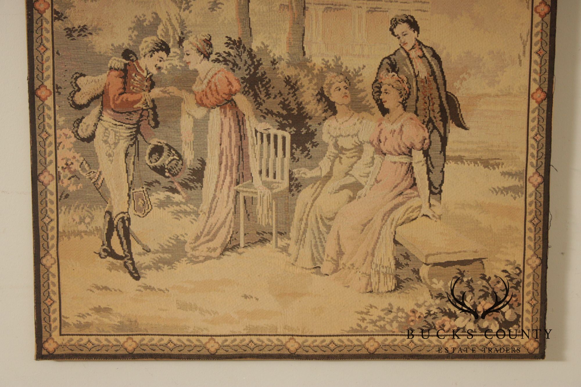 Vintage French Wall-Hanging Tapestry