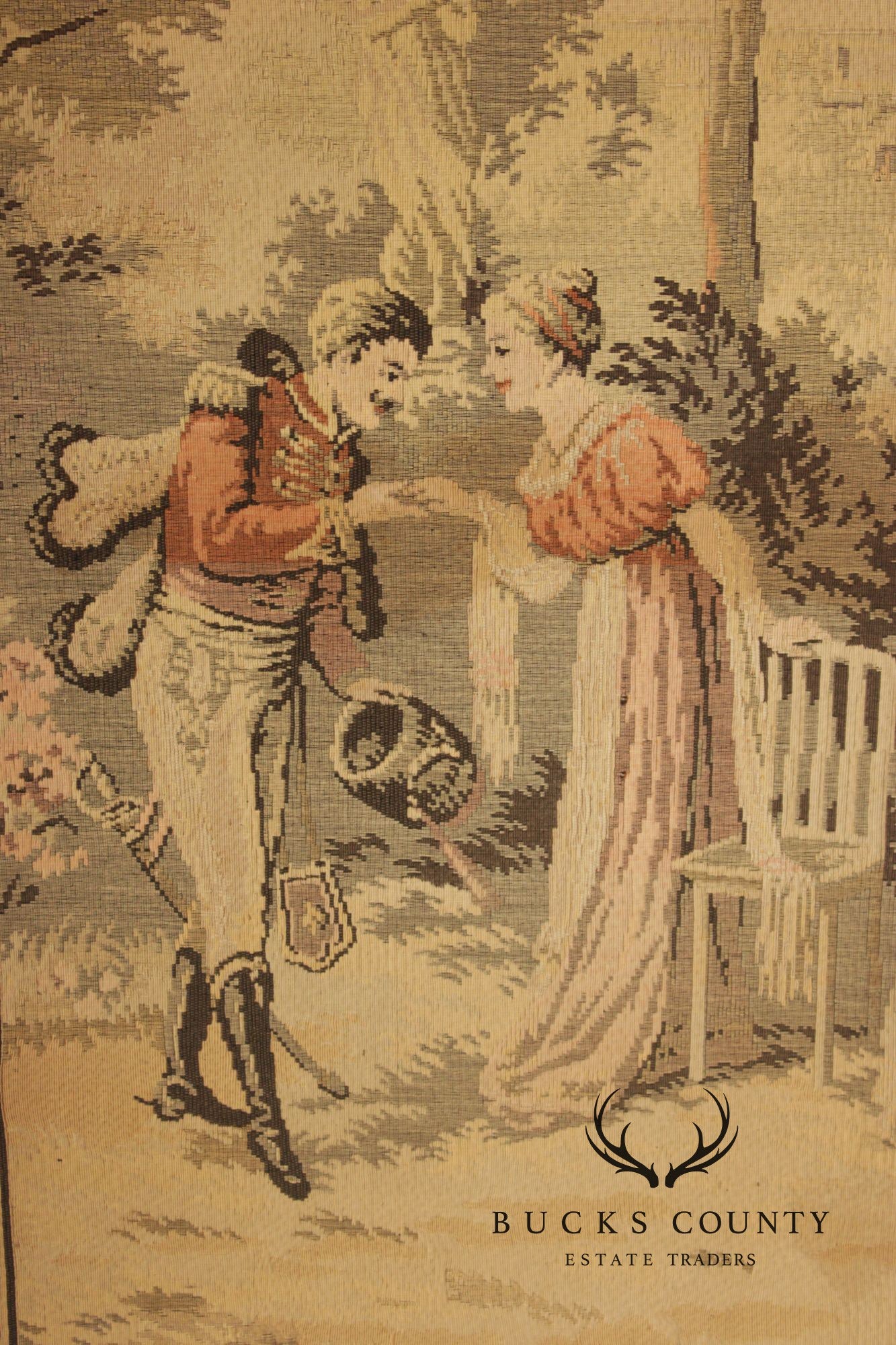Vintage French Wall-Hanging Tapestry
