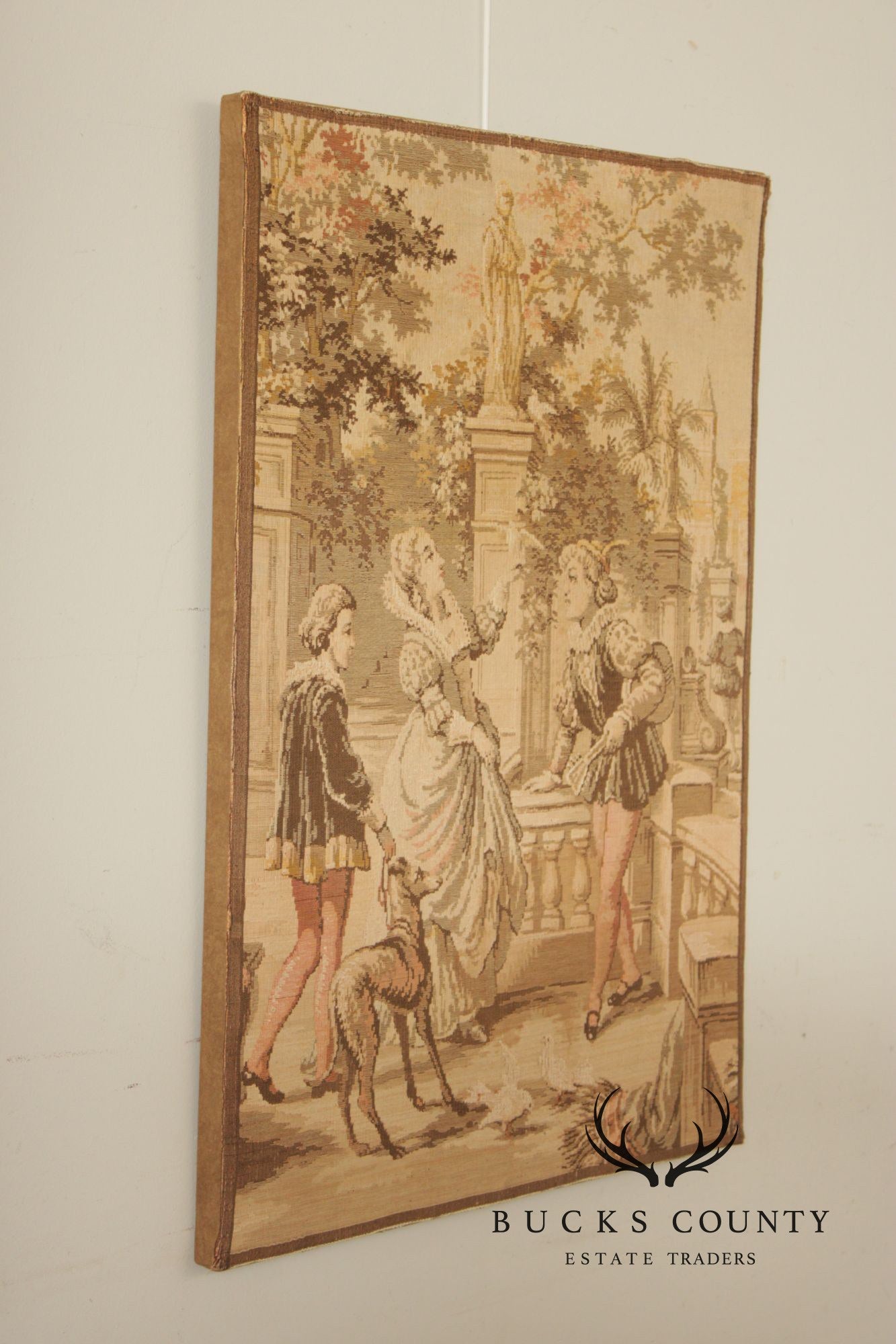 Vintage Belgian Style Wall-Hanging Tapestry