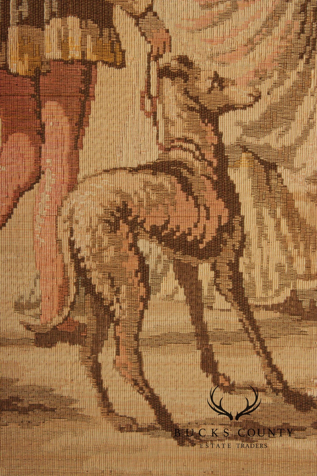 Vintage Belgian Style Wall-Hanging Tapestry