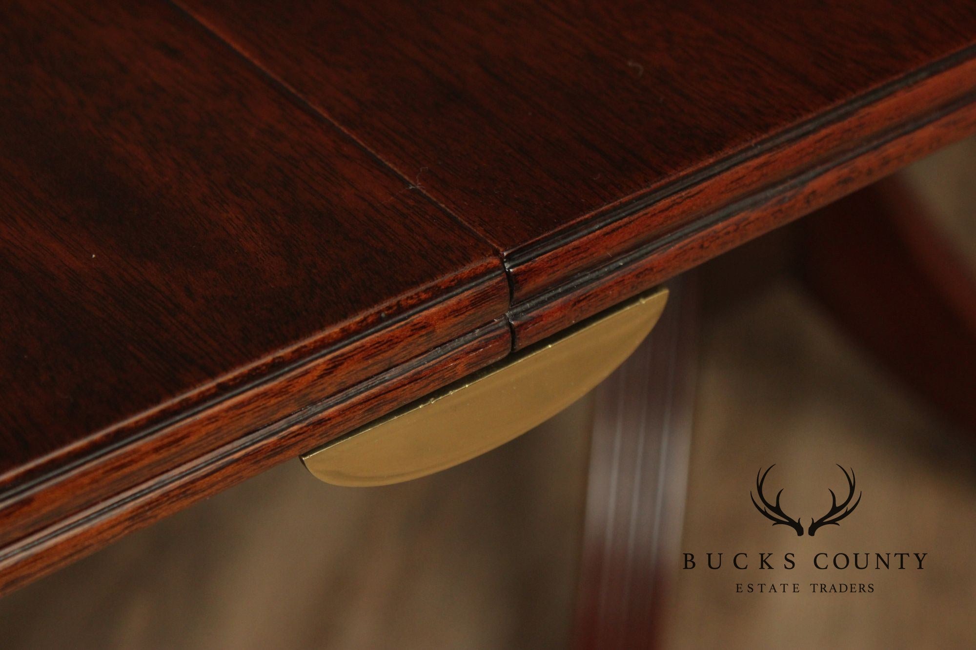 Kindel Federal Style Mahogany Double Pedestal Dining Table