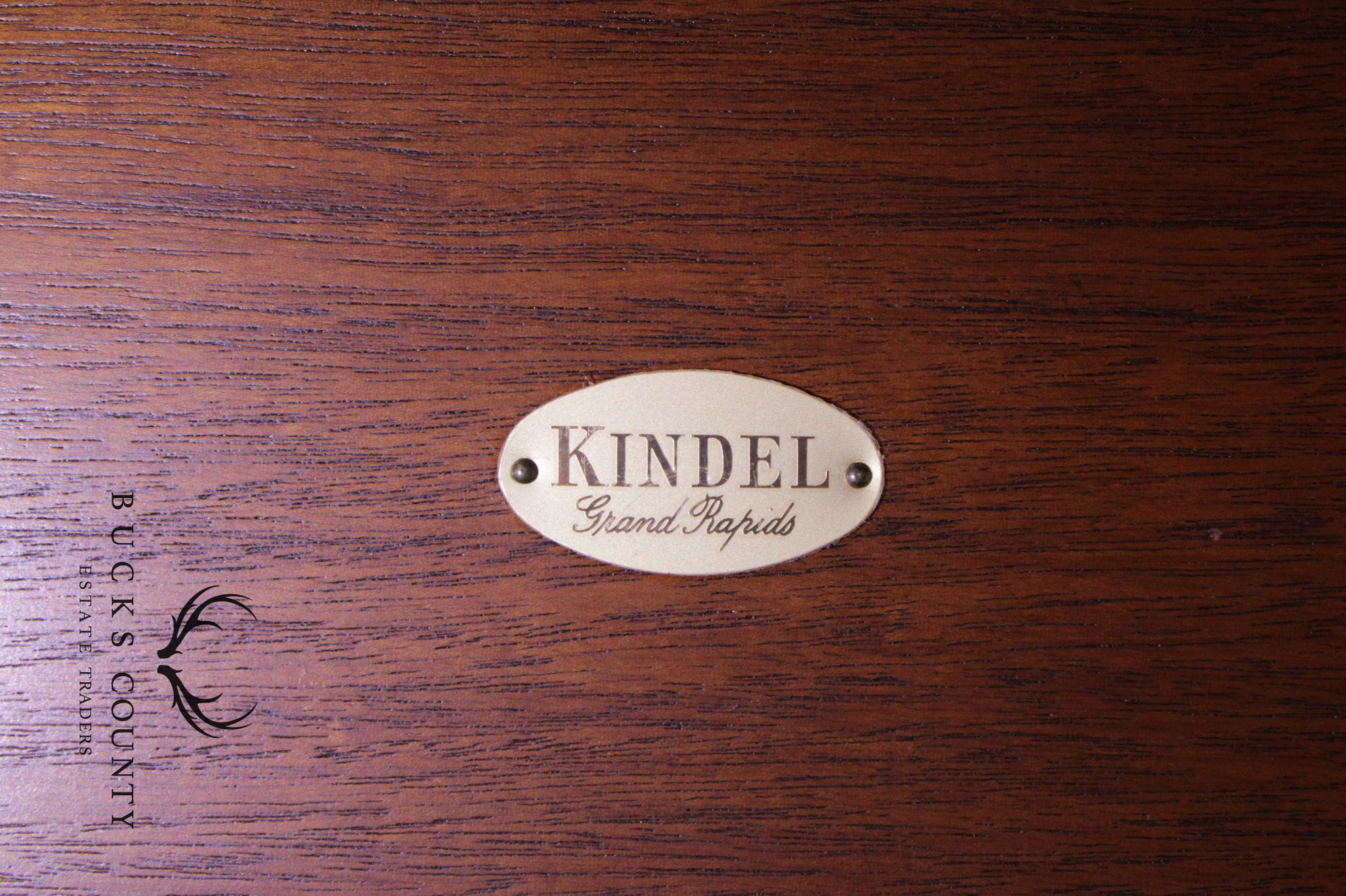 Kindel Federal Style Mahogany Double Pedestal Dining Table