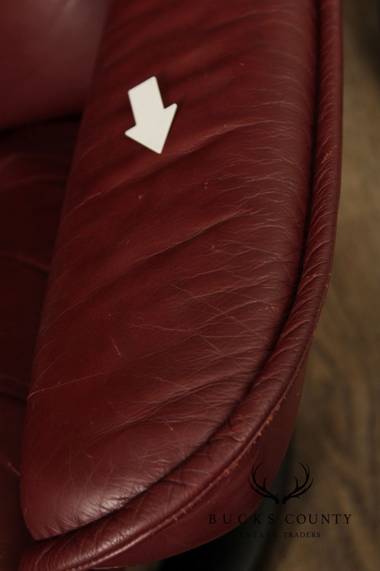 Ekornes Stressless Leather Recliner With Ottoman