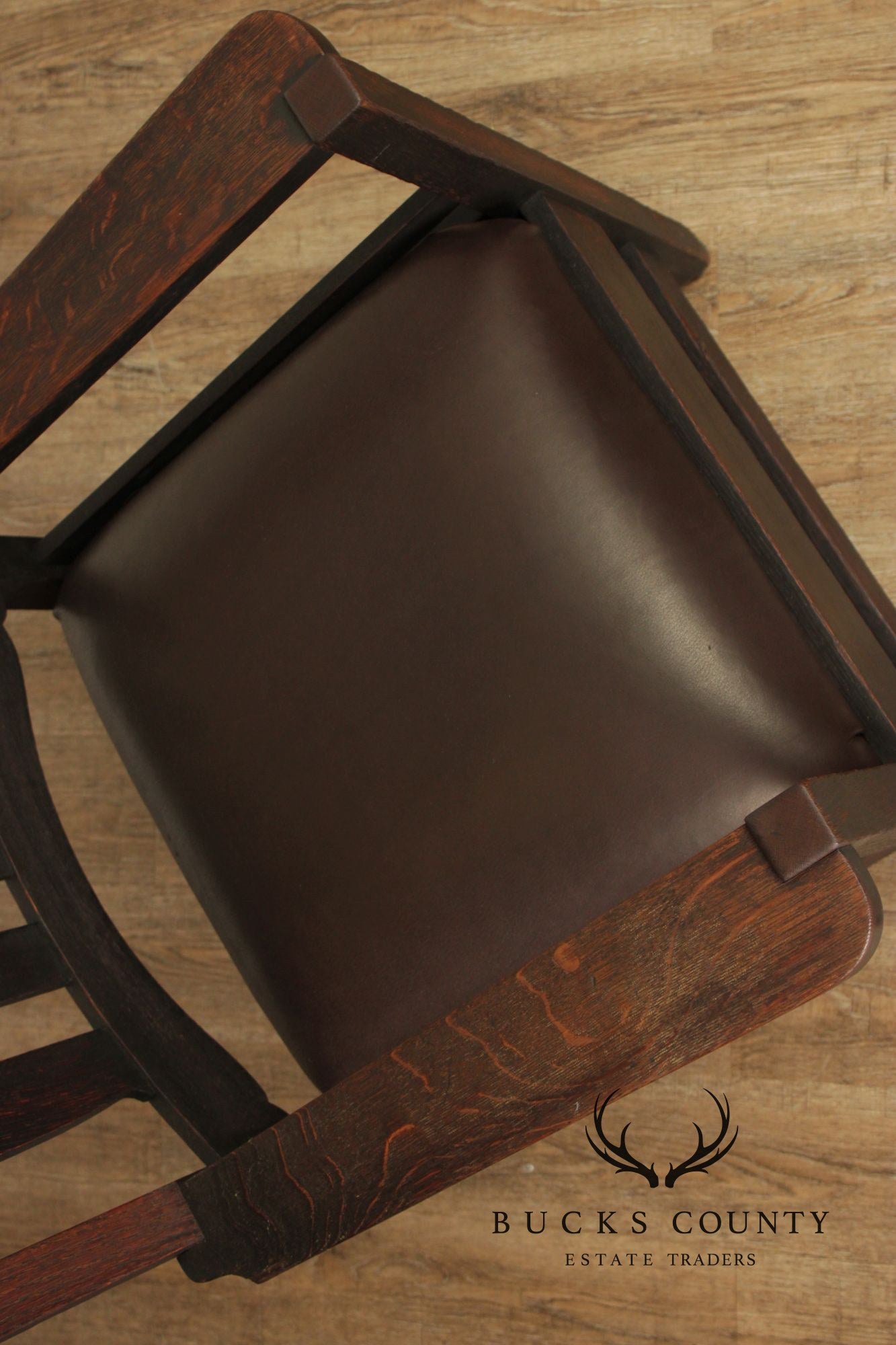 Stickley Brothers Antique Mission Oak Armchair