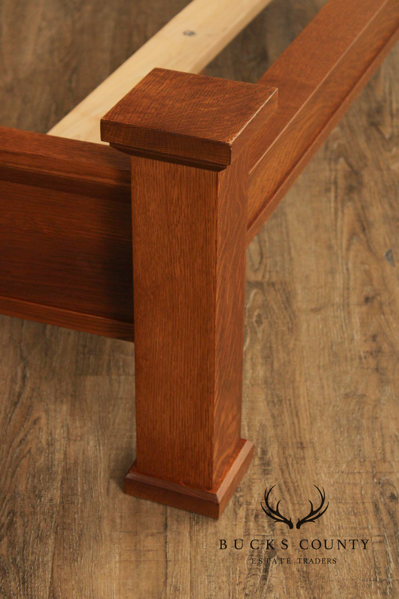 Stickley Mission Collection Queen Size Oak Prairie Bed
