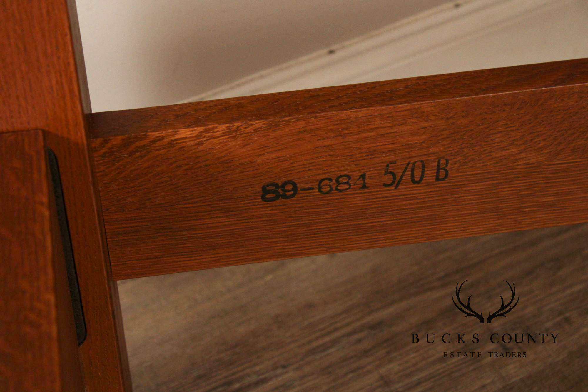 Stickley Mission Collection Queen Size Oak Prairie Bed