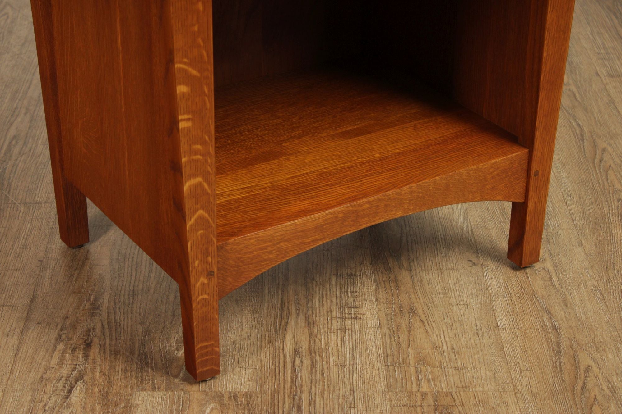 Stickley Mission Collection Pair Of Oak Open Nightstands