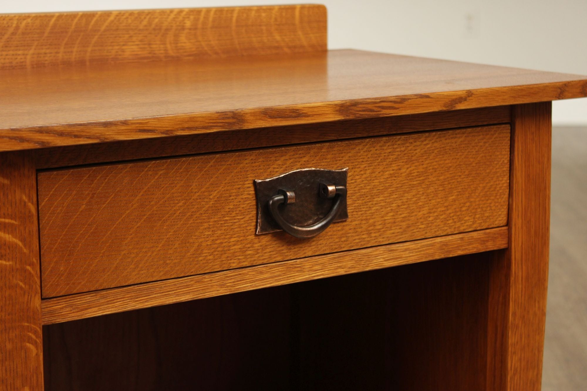 Stickley Mission Collection Pair Of Oak Open Nightstands