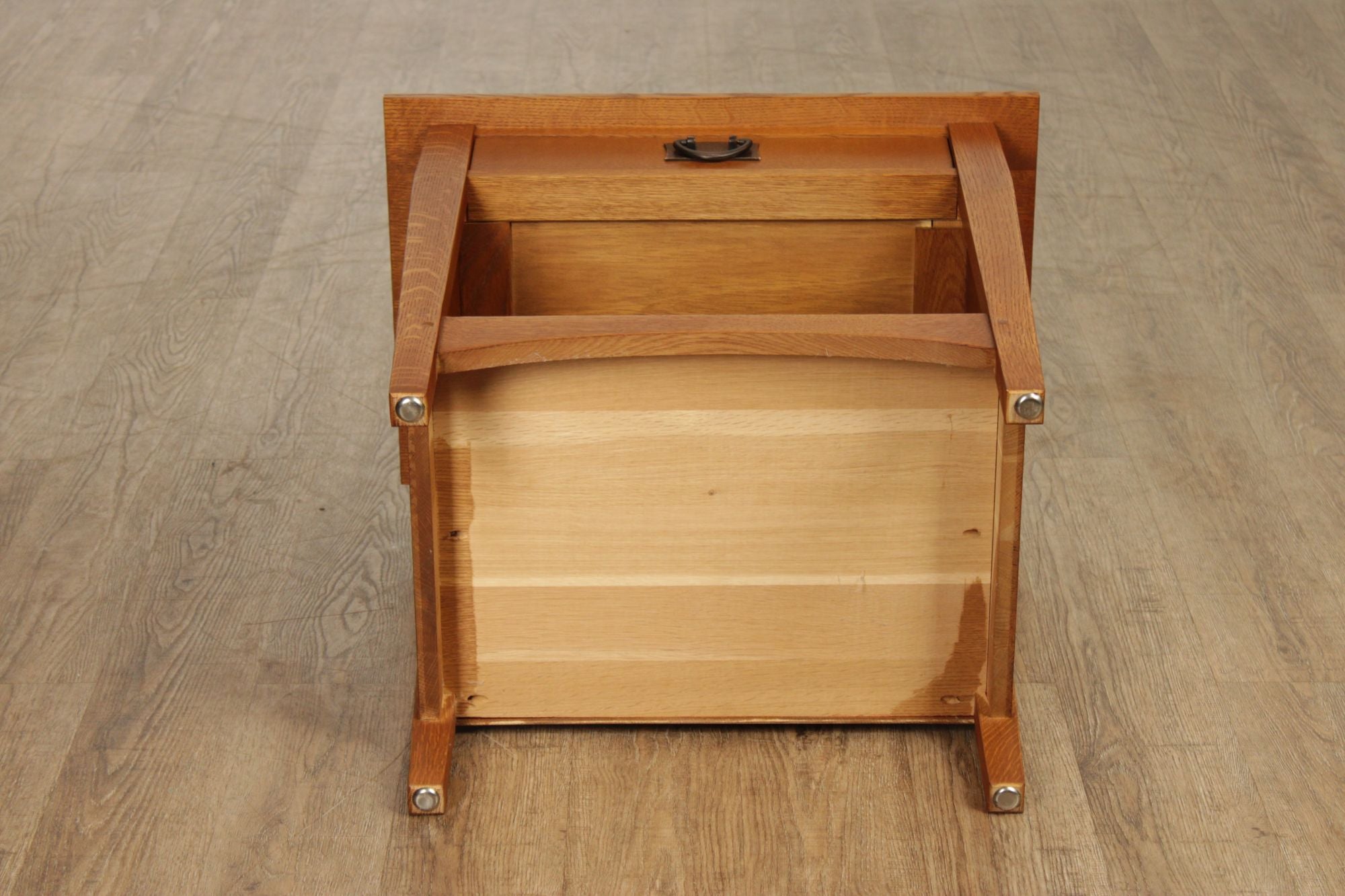 Stickley Mission Collection Pair Of Oak Open Nightstands