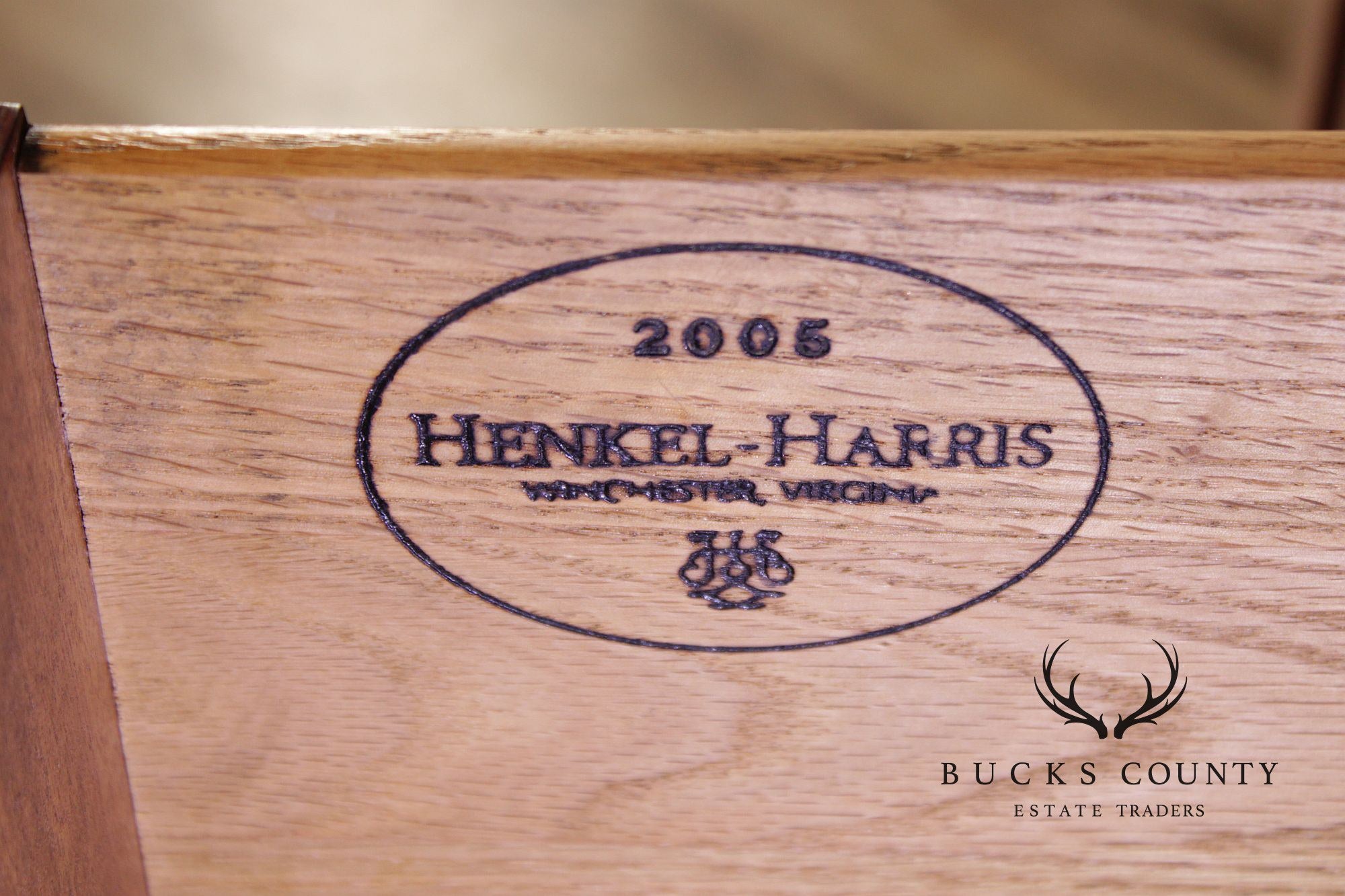 Henkel Harris Georgian Style Large Mahogany Breakfront