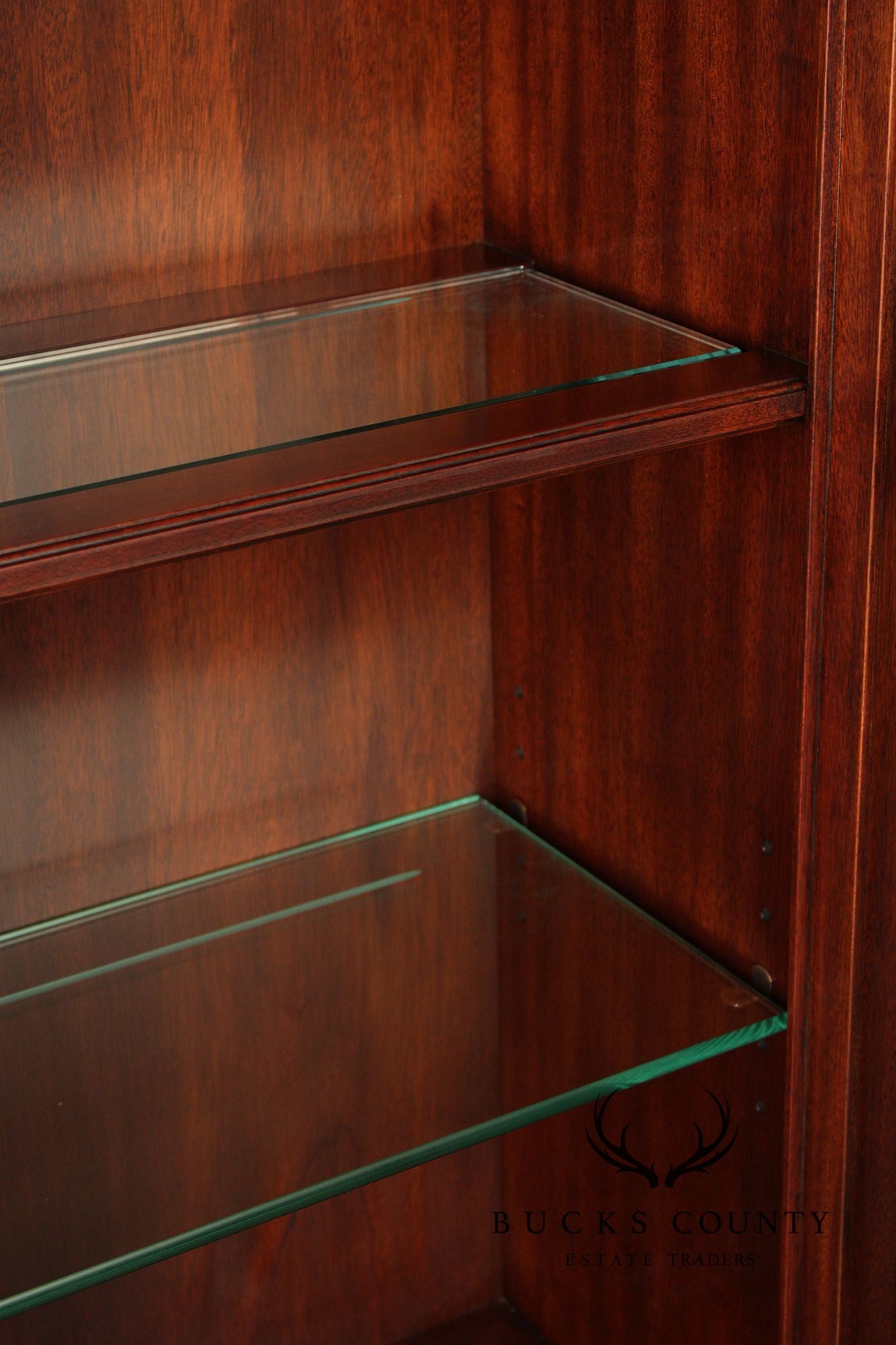 Henkel Harris Georgian Style Large Mahogany Breakfront