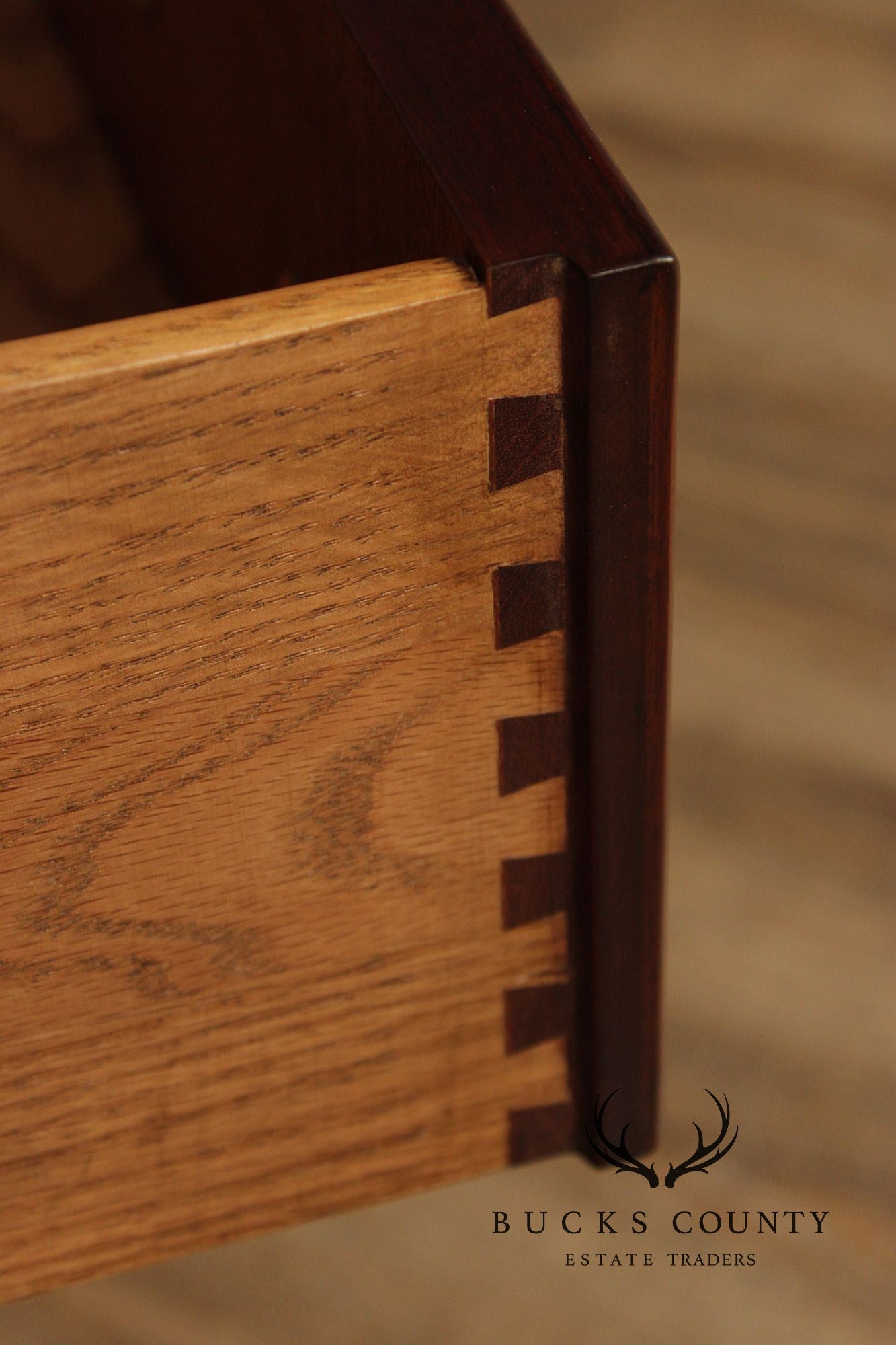 Henkel Harris Georgian Style Large Mahogany Breakfront