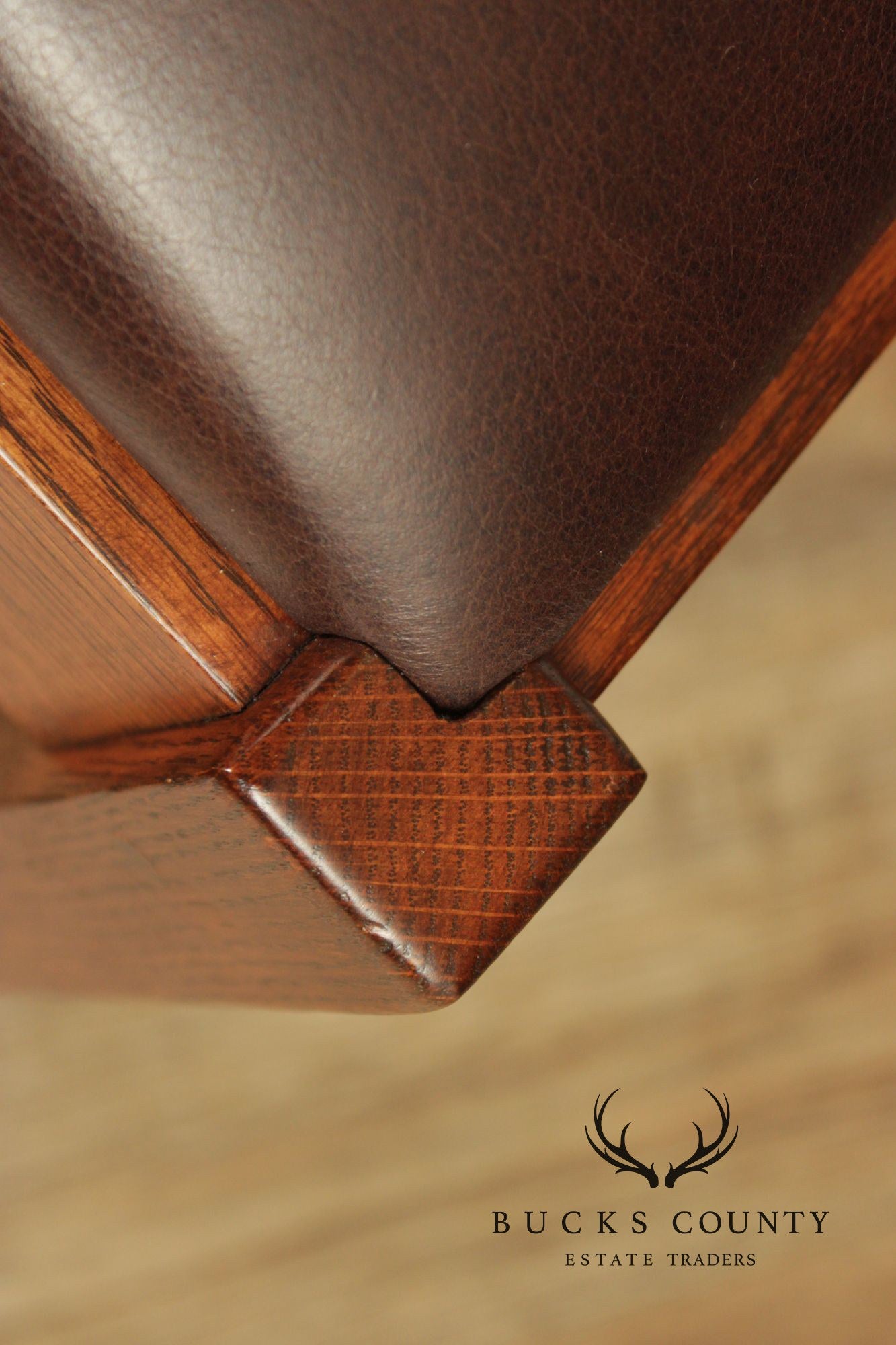 Stickley Mission Collection Set Of Four Cottage Oak Dining Chairs