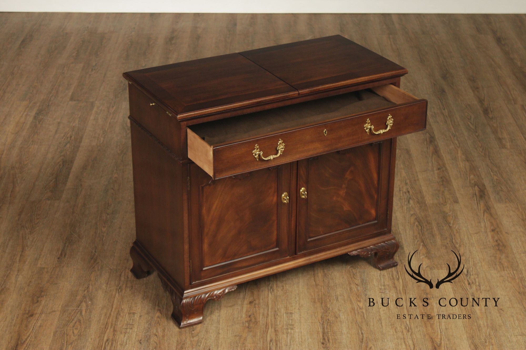 Henredon 'Rittenhouse Square' Mahogany Flip-Top Server