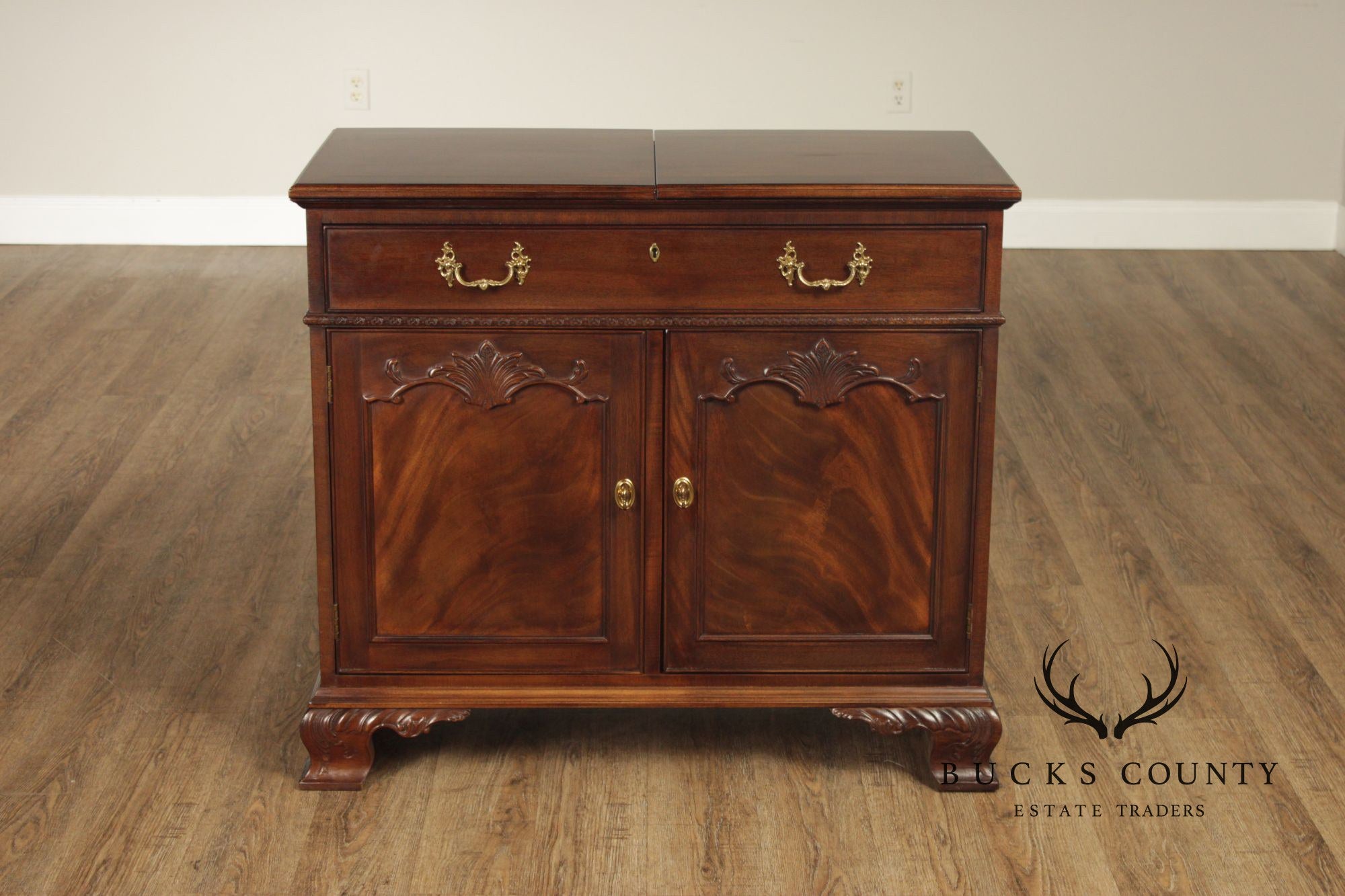 Henredon 'Rittenhouse Square' Mahogany Flip-Top Server