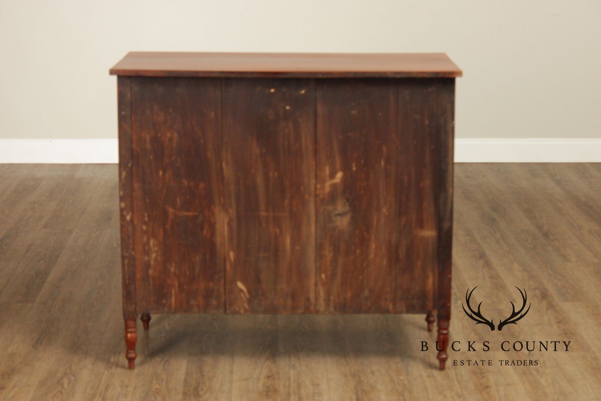 Antique American Federal Period Cherry Four Drawer Chest or Bureau