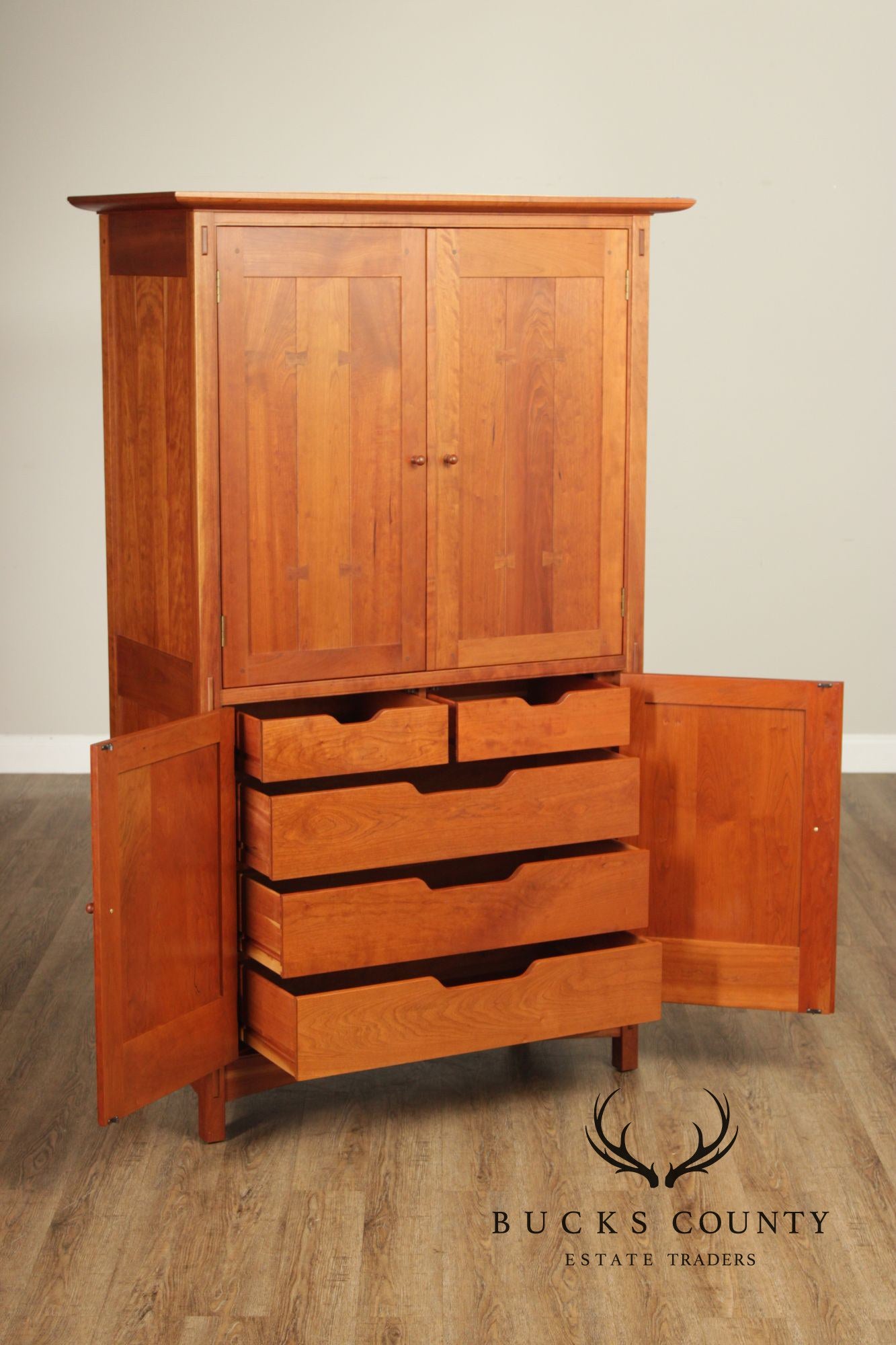 Stickley Mission Collection Cherry Bedroom Armoire