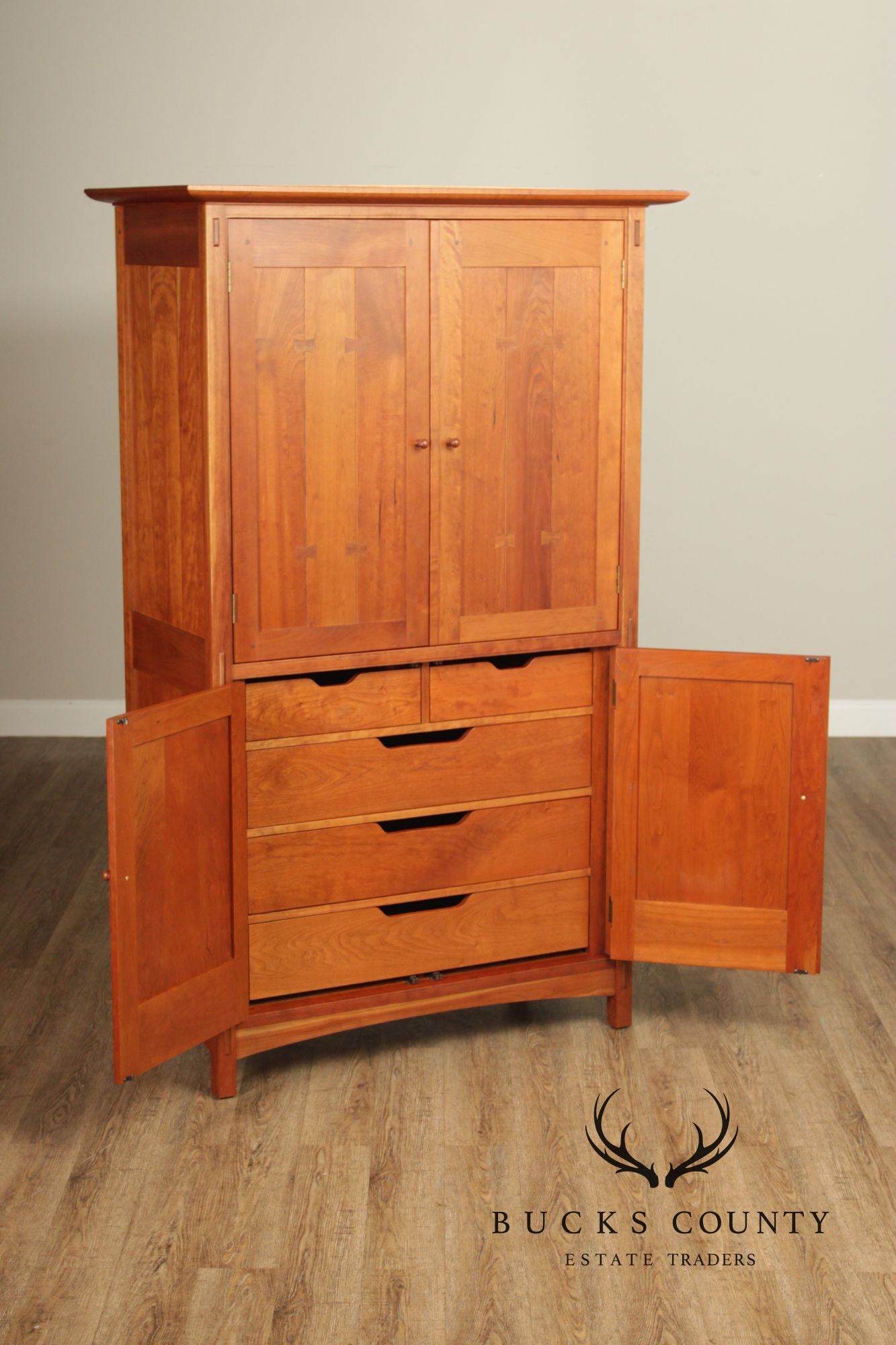 Stickley Mission Collection Cherry Bedroom Armoire