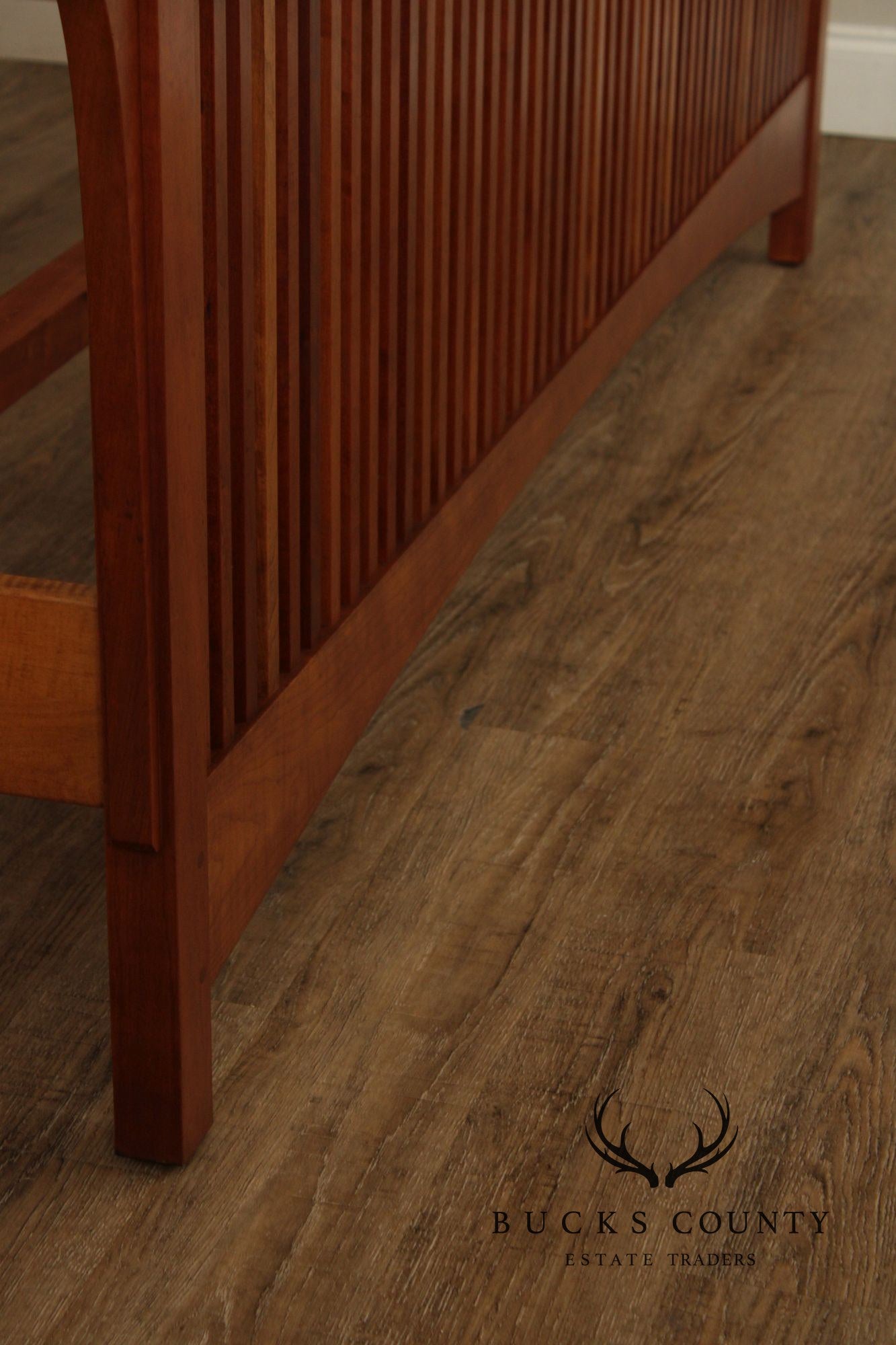 Stickley Mission Collection Cherry King Spindle Bed
