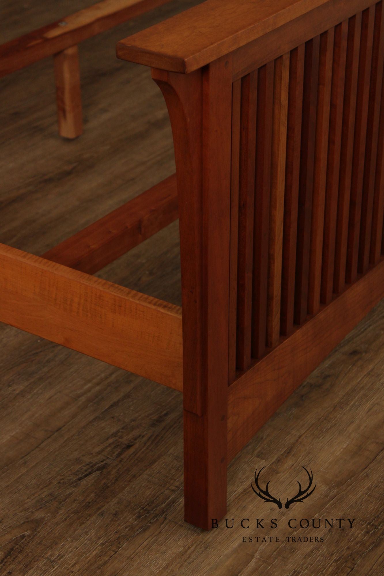 Stickley Mission Collection Cherry King Spindle Bed