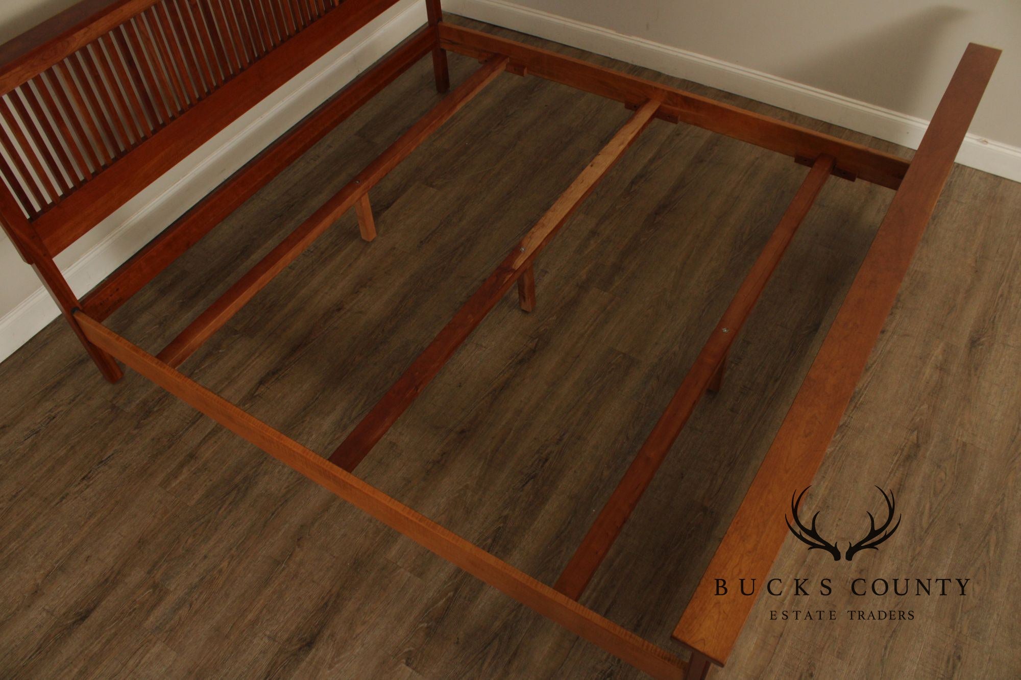 Stickley Mission Collection Cherry King Spindle Bed