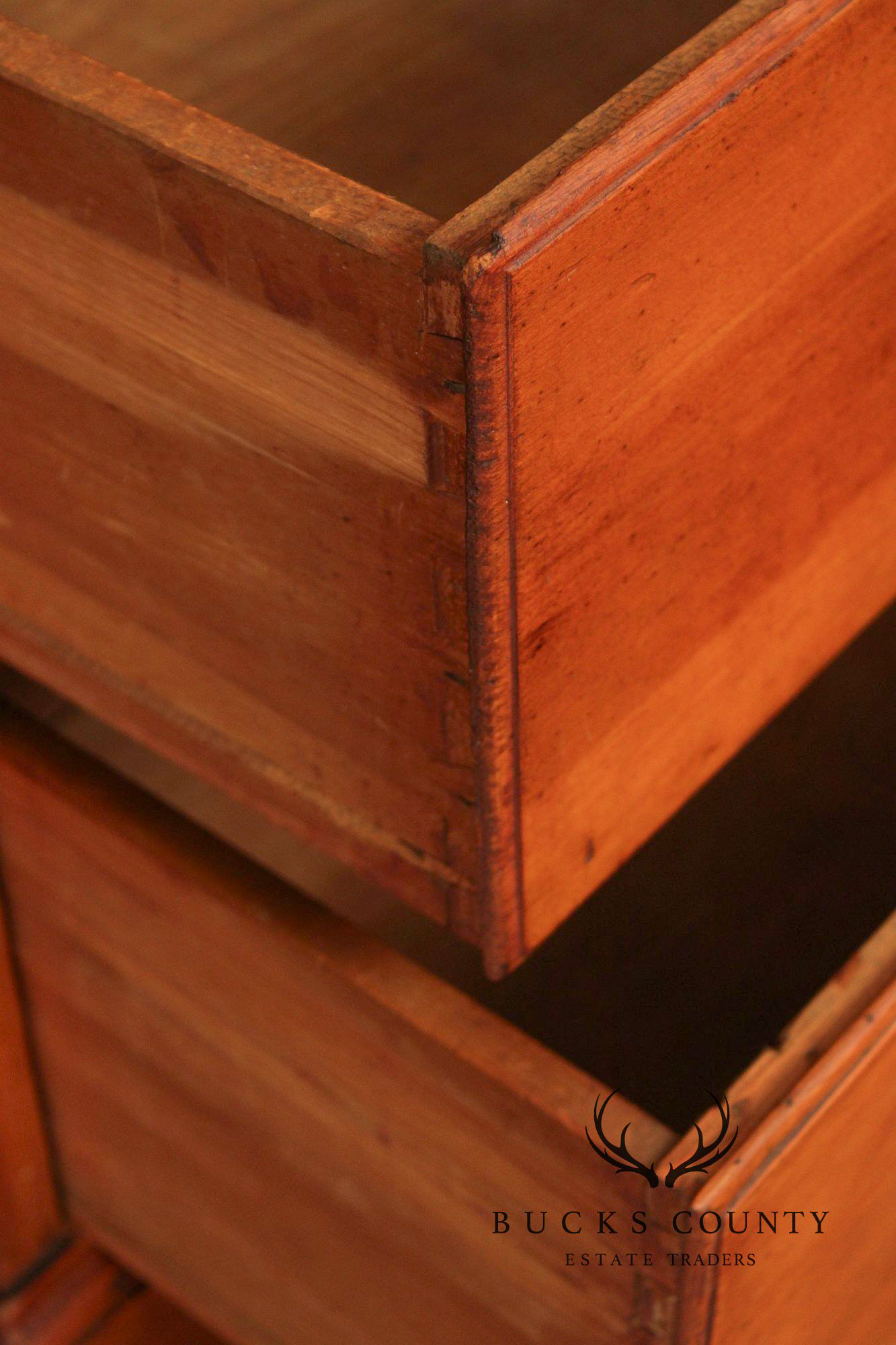 Antique American Pine Mule Chest
