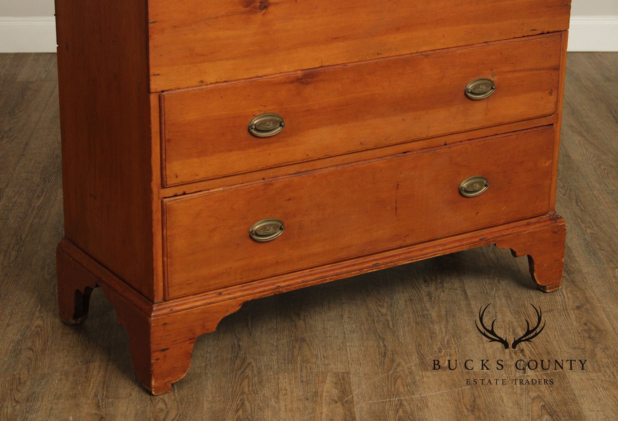 Antique American Pine Mule Chest