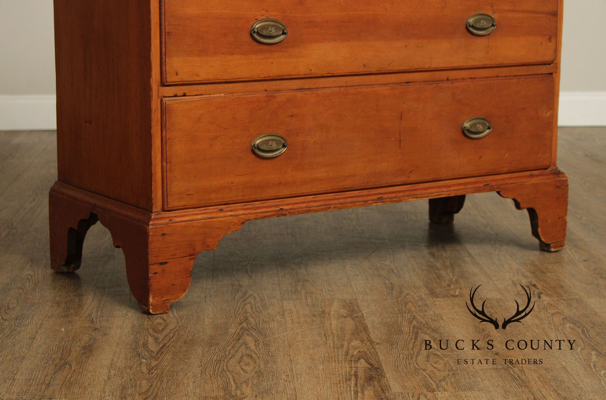 Antique American Pine Mule Chest