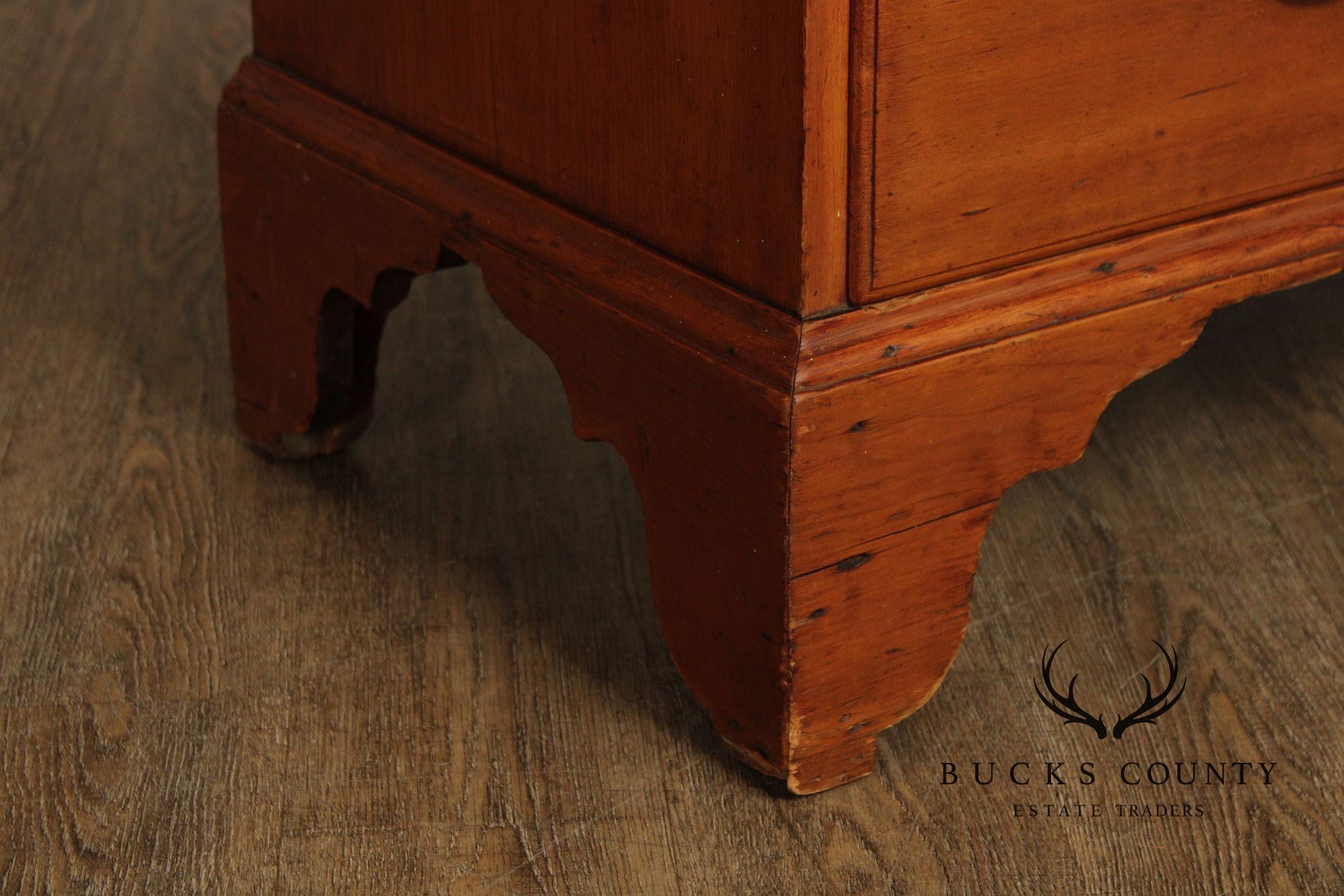 Antique American Pine Mule Chest
