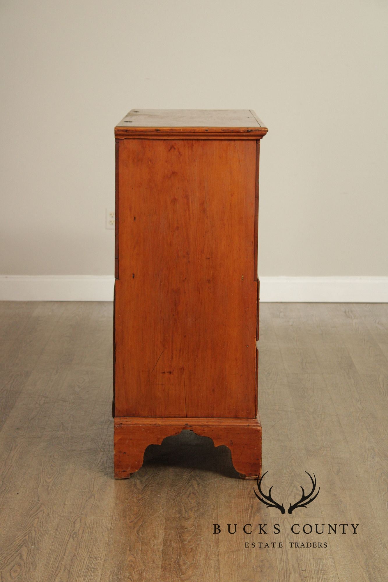 Antique American Pine Mule Chest