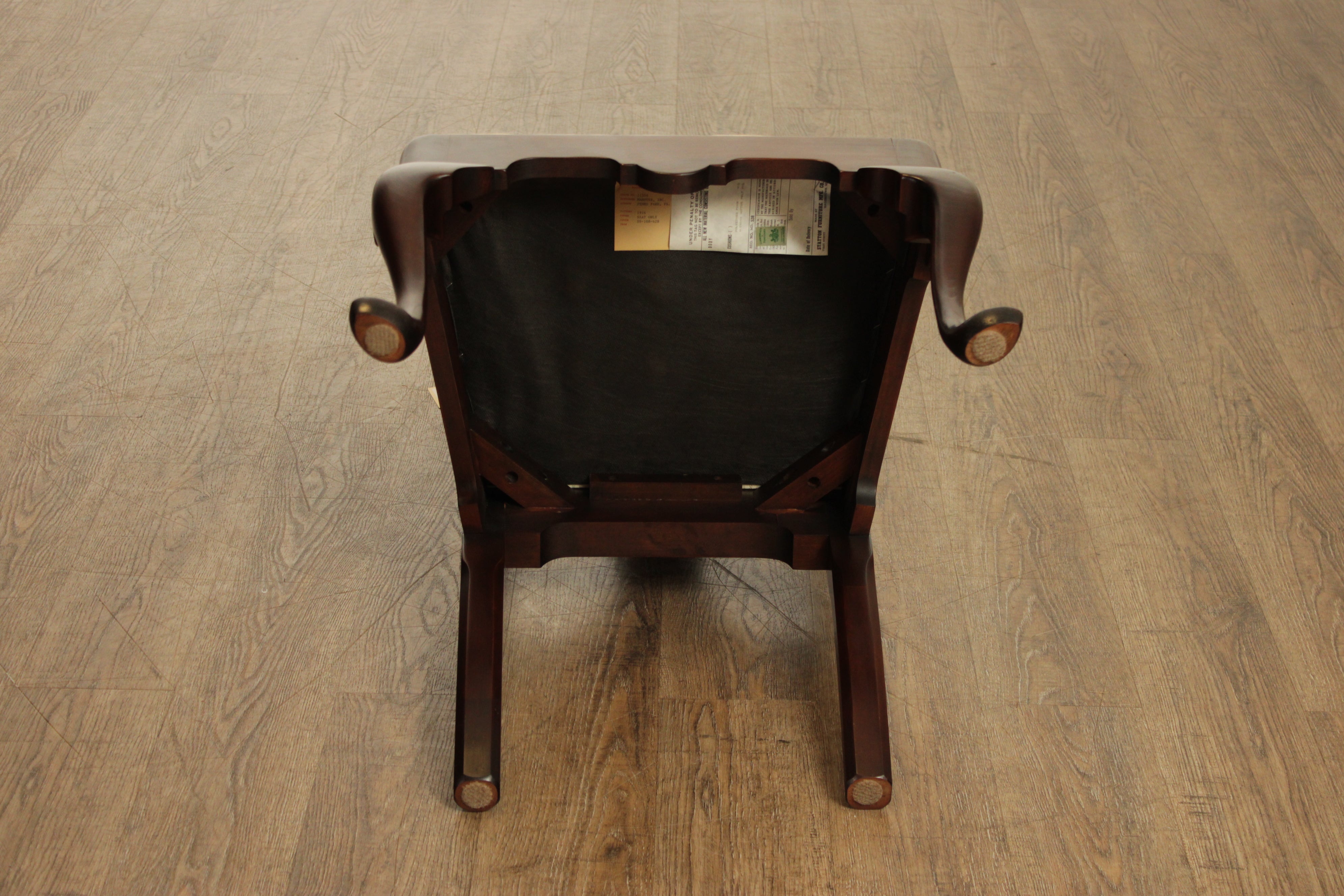 Statton Queen Anne Style Set Of Six Cherry Dining Chairs