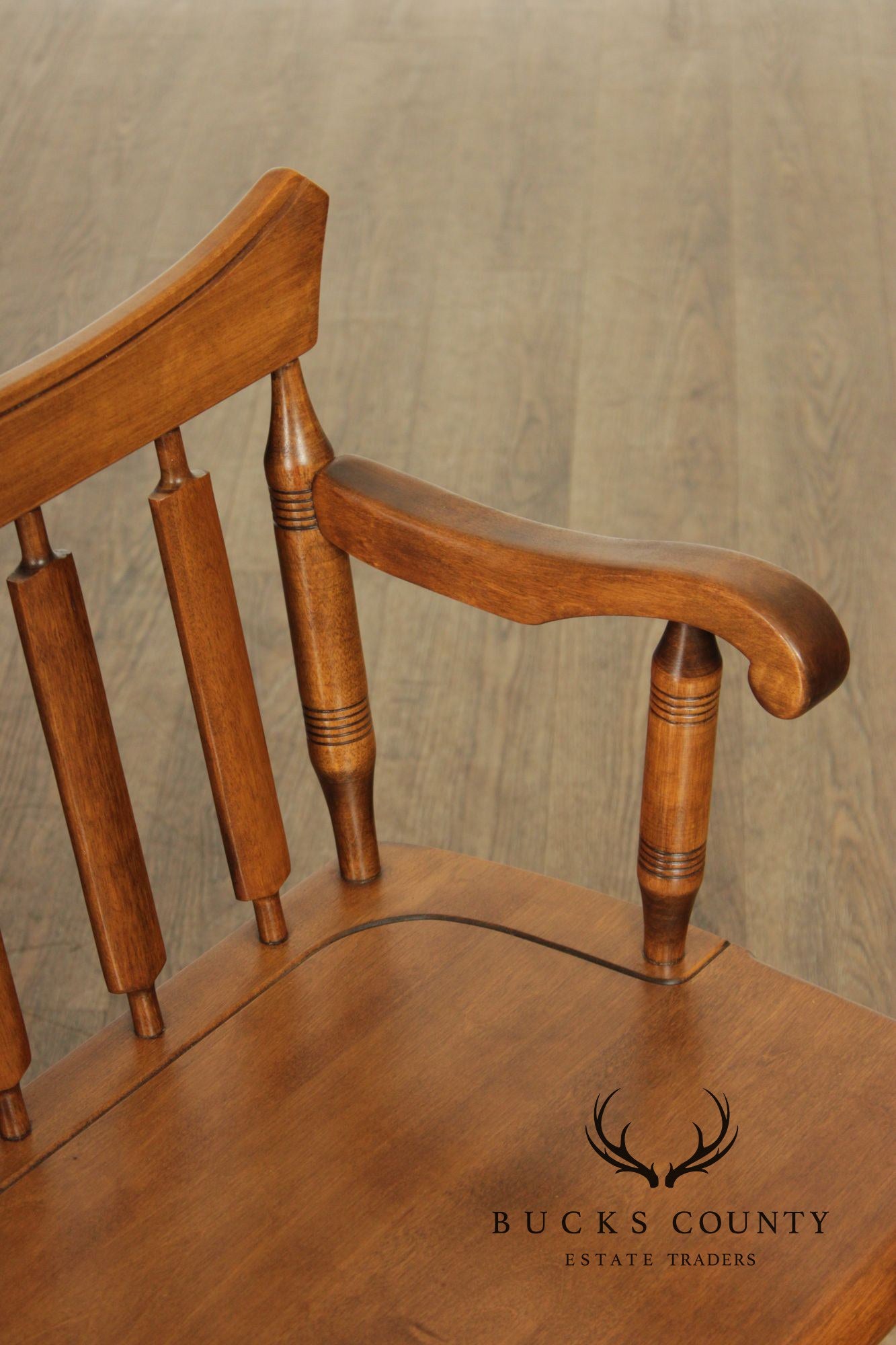 American Colonial Style Maple Bench