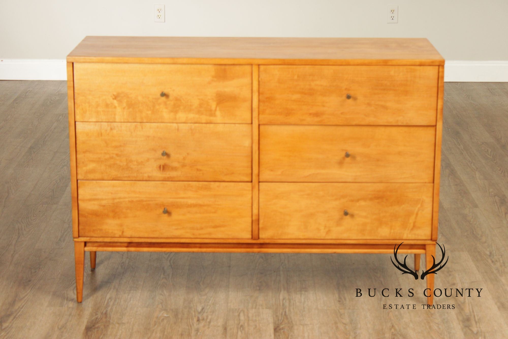 Paul McCobb Planner Group Mid Century Modern Six Drawer Chest