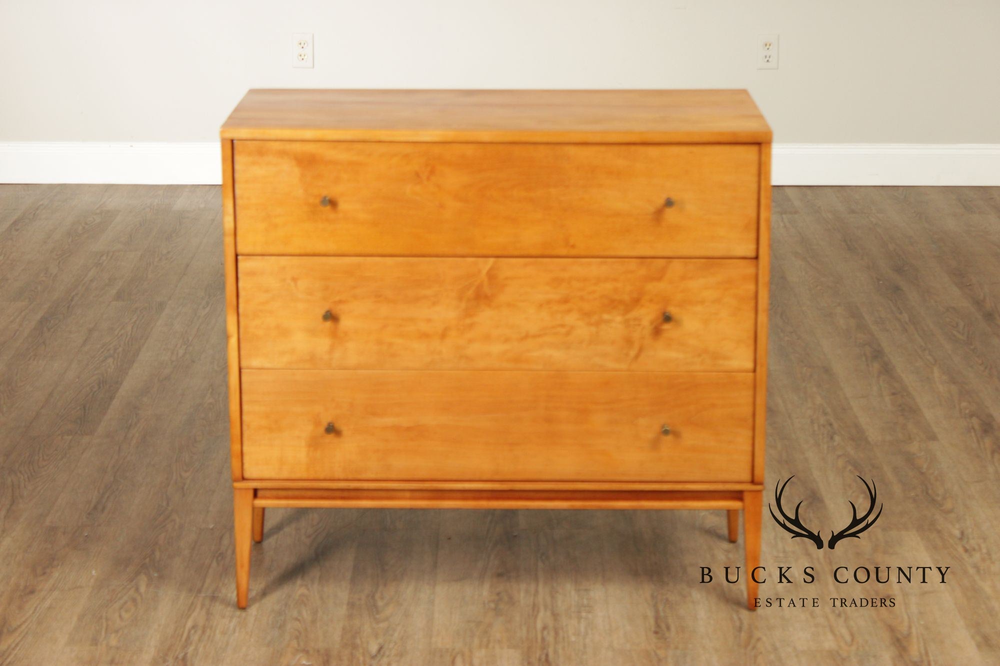 Paul McCobb Planner Group Mid Century Modern Three Drawer Chest
