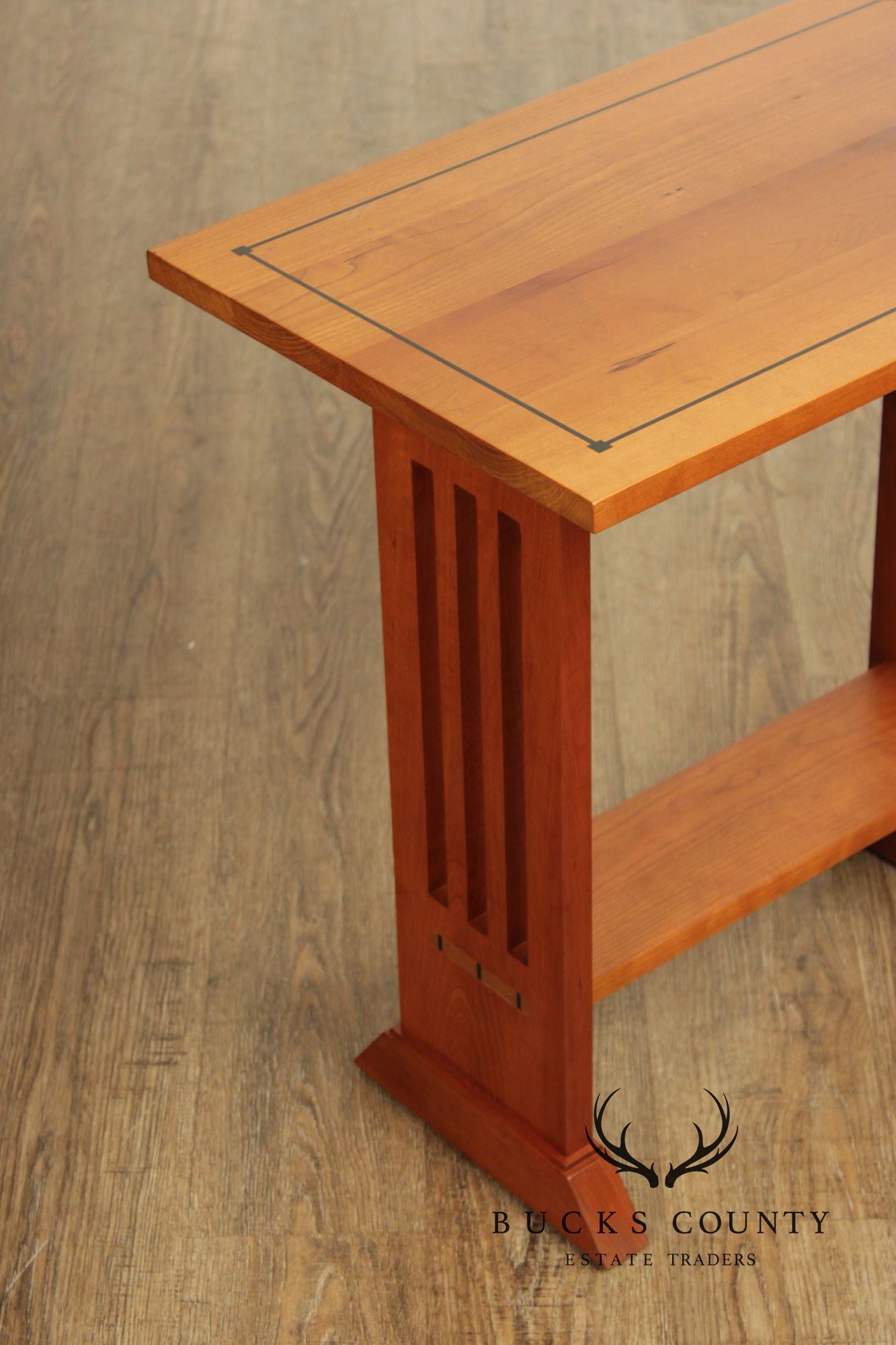Stickley 21st Century Collection Pair of Cherry Chairside Tables