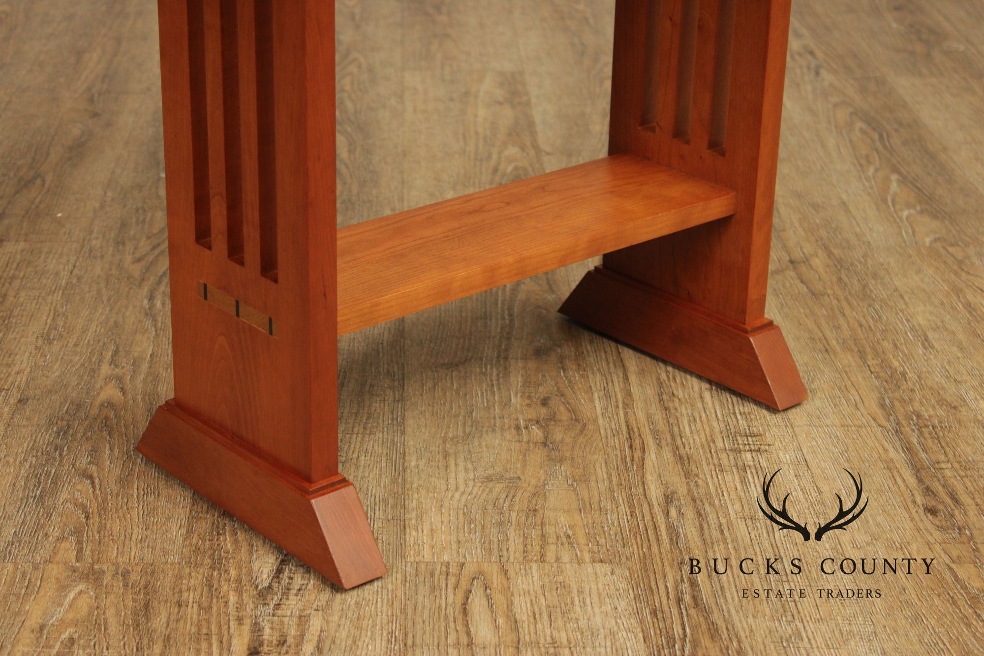 Stickley 21st Century Collection Pair of Cherry Chairside Tables