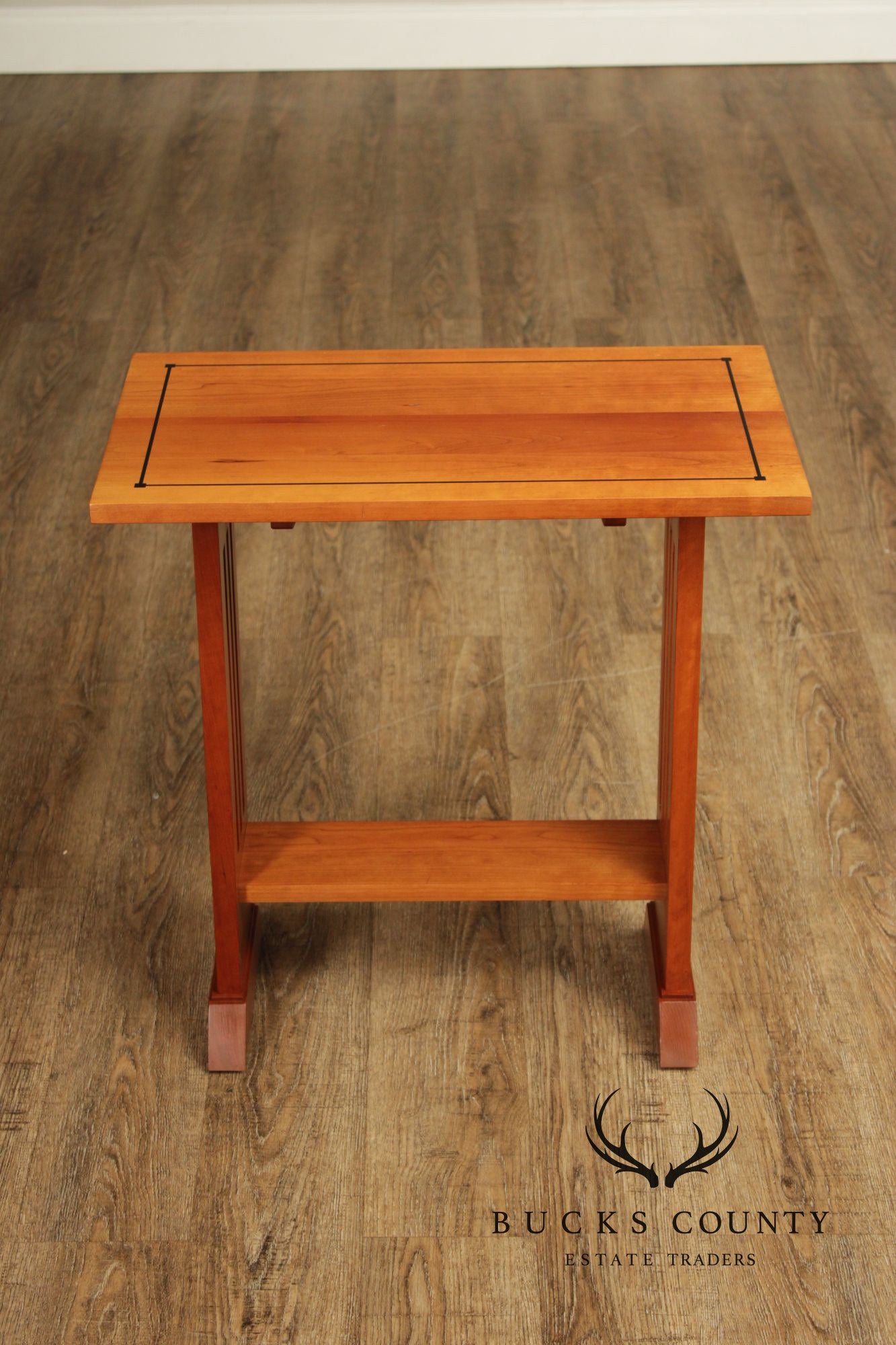 Stickley 21st Century Collection Pair of Cherry Chairside Tables