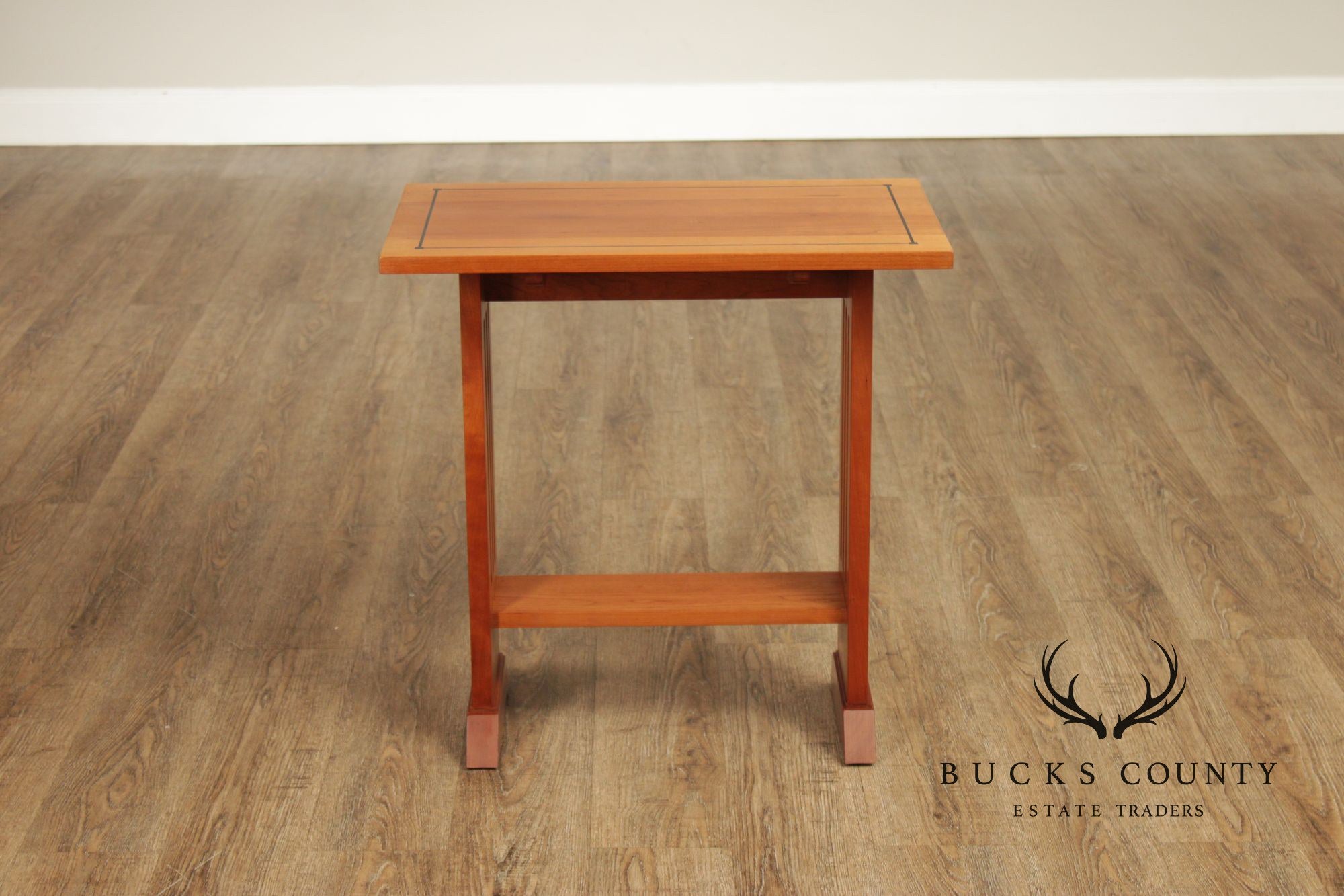 Stickley 21st Century Collection Pair of Cherry Chairside Tables