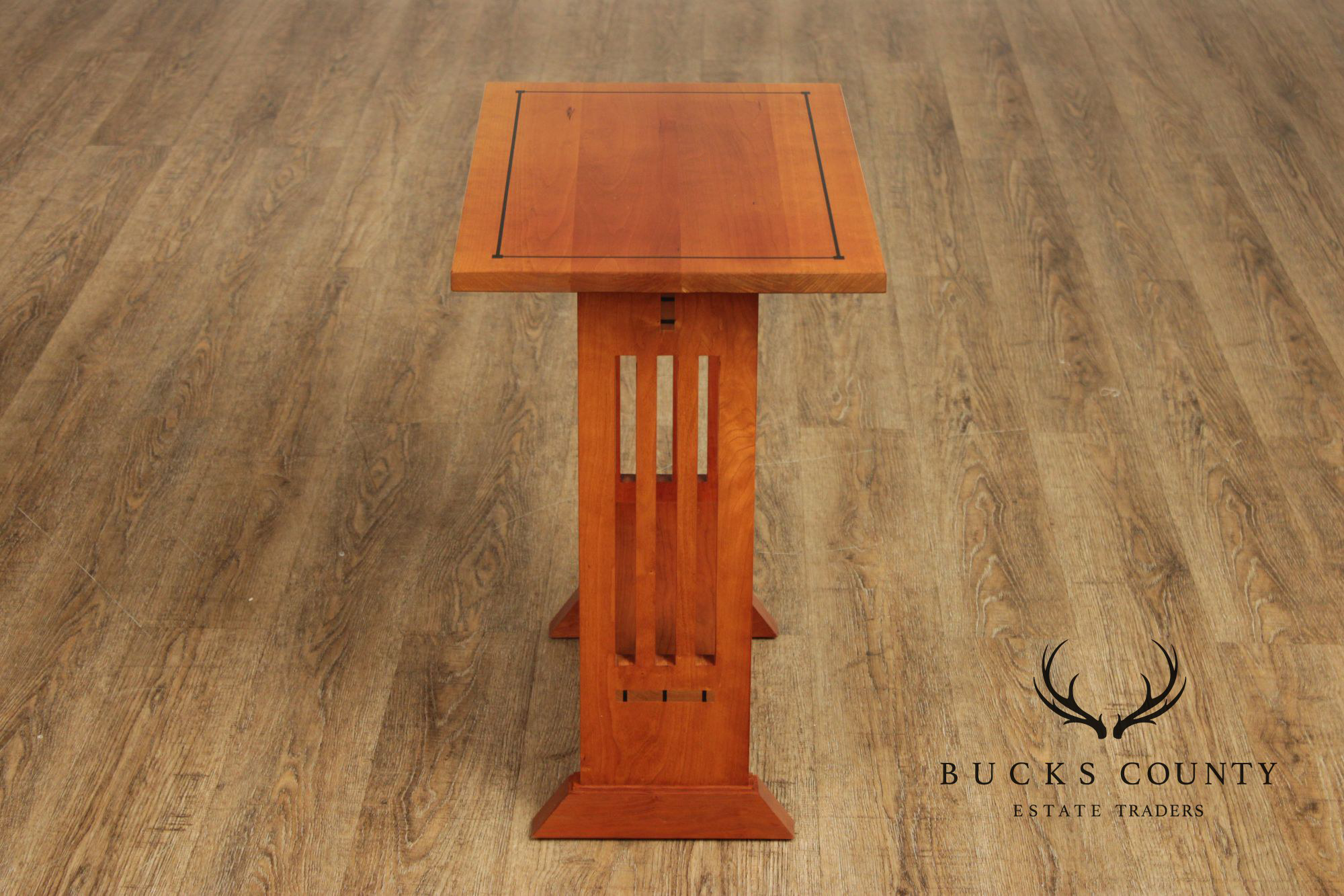 Stickley 21st Century Collection Pair of Cherry Chairside Tables