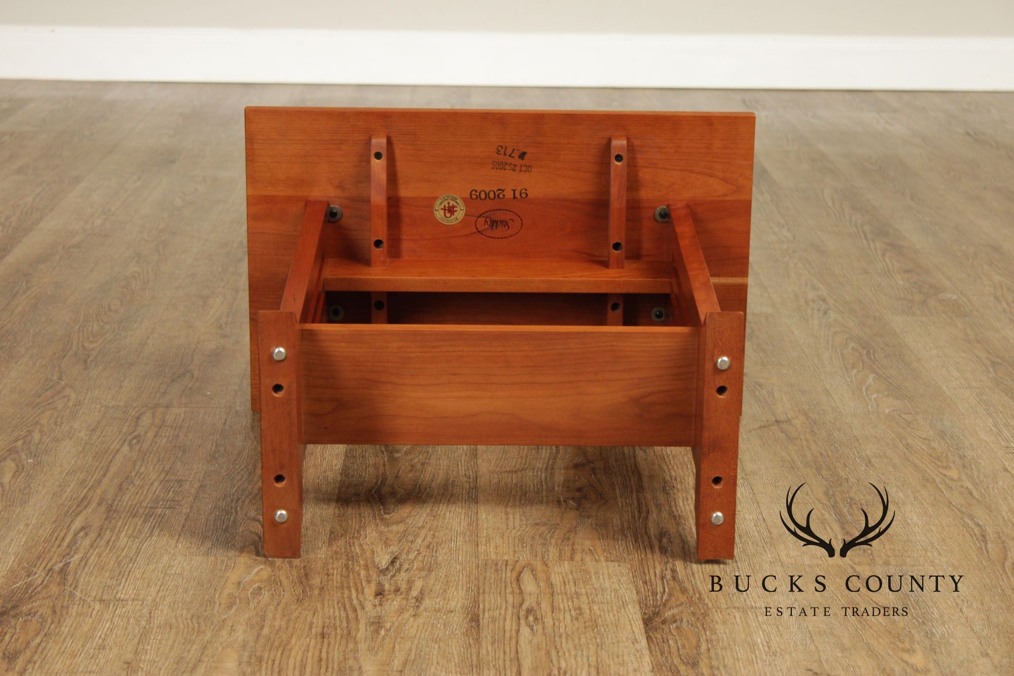 Stickley 21st Century Collection Pair of Cherry Chairside Tables