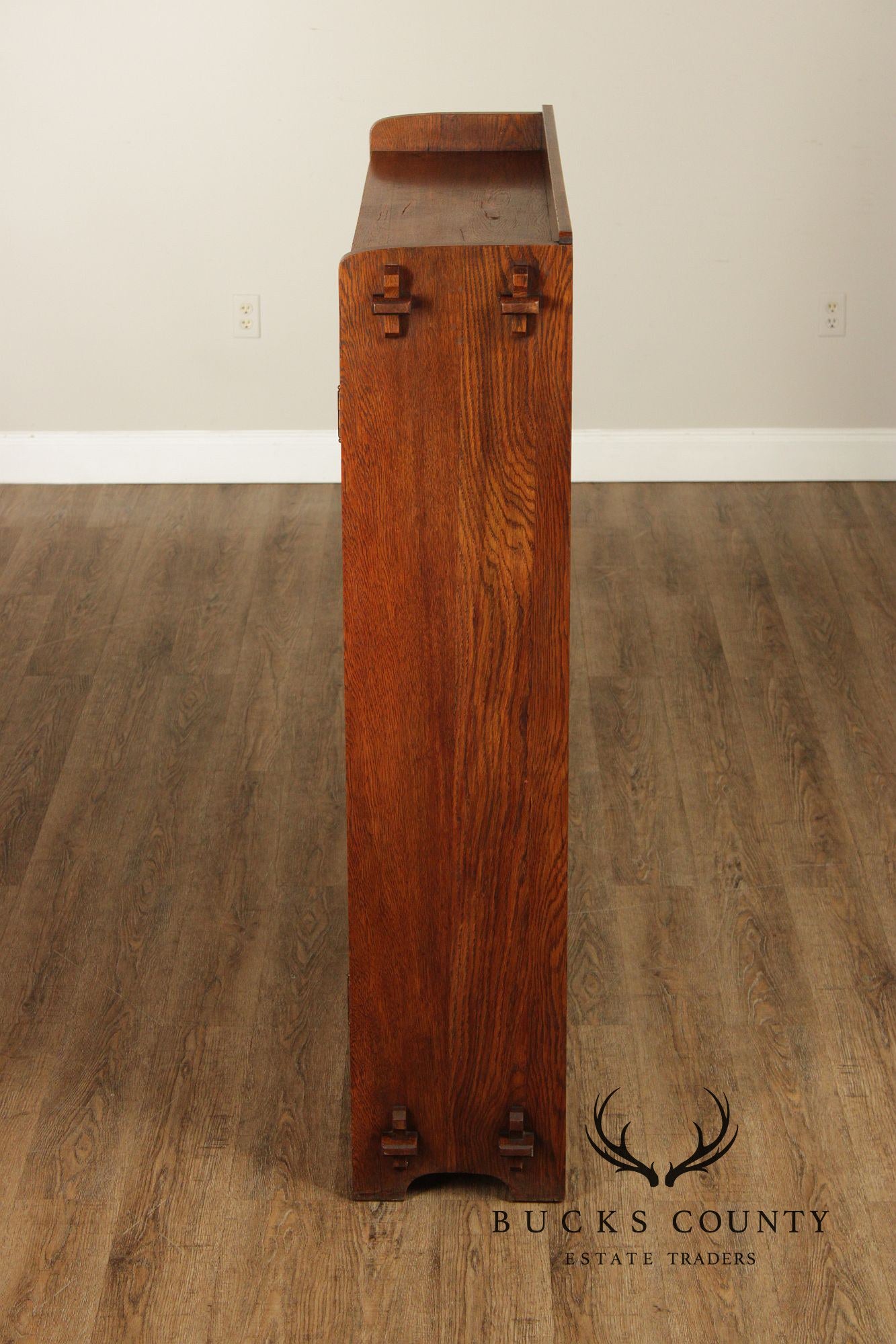 L. & J.G. Stickley Antique Mission Oak Two-Door Bookcase