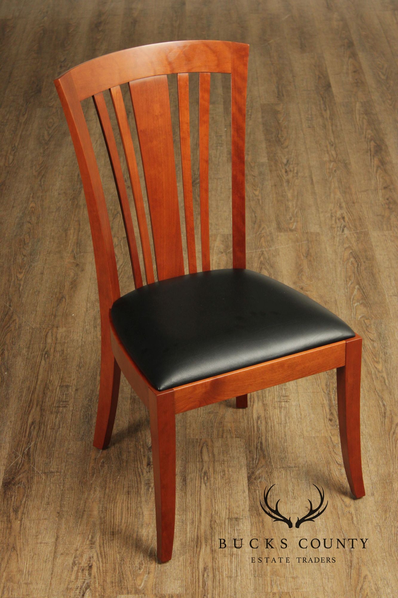 Stickley Metropolitan Collection Set of Six Cherry Side Chairs