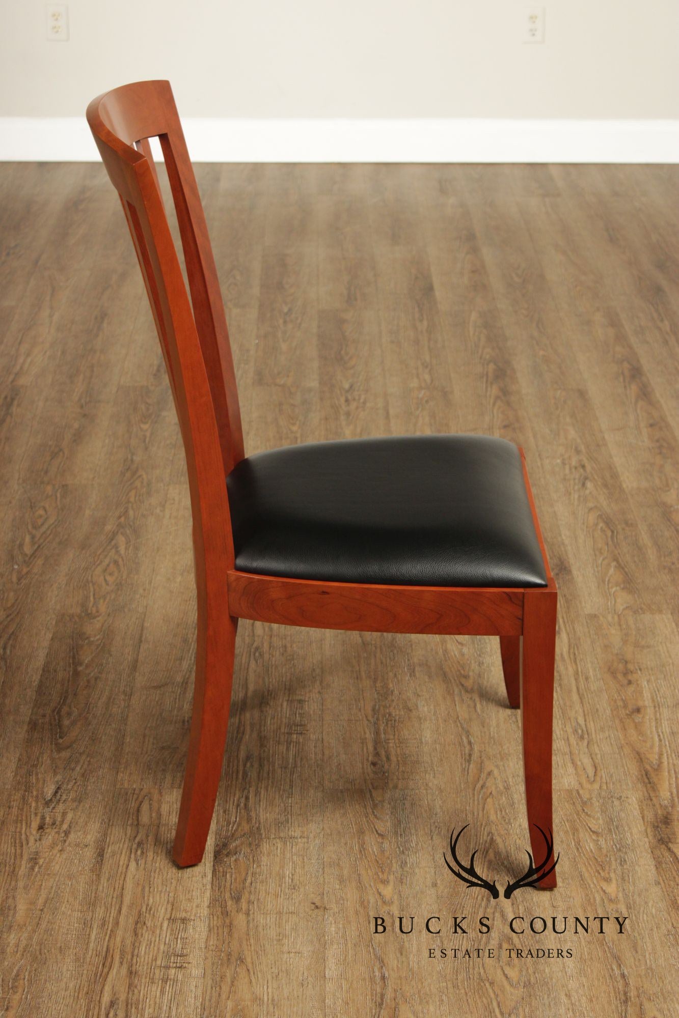 Stickley Metropolitan Collection Set of Six Cherry Side Chairs