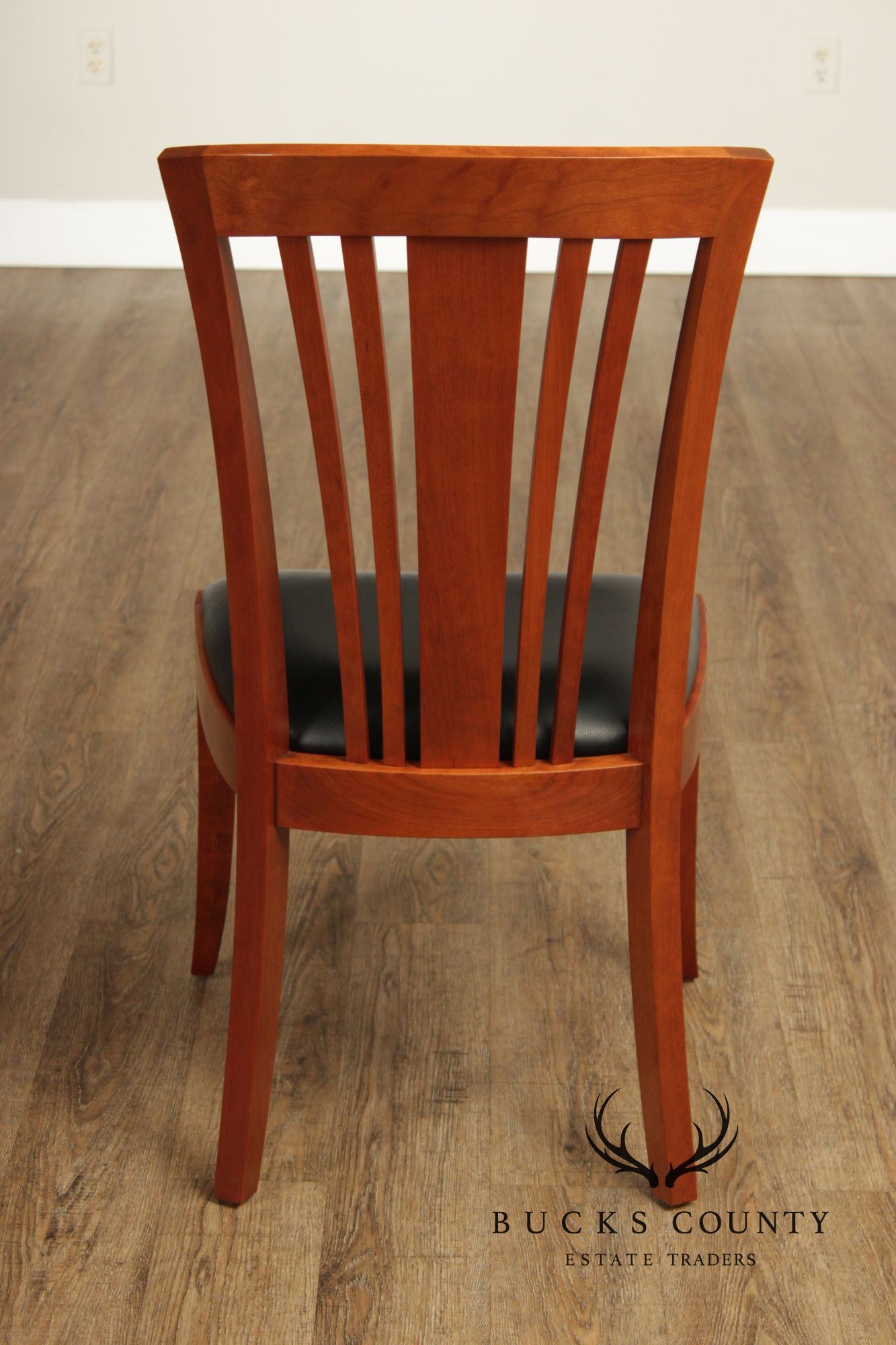Stickley Metropolitan Collection Set of Six Cherry Side Chairs