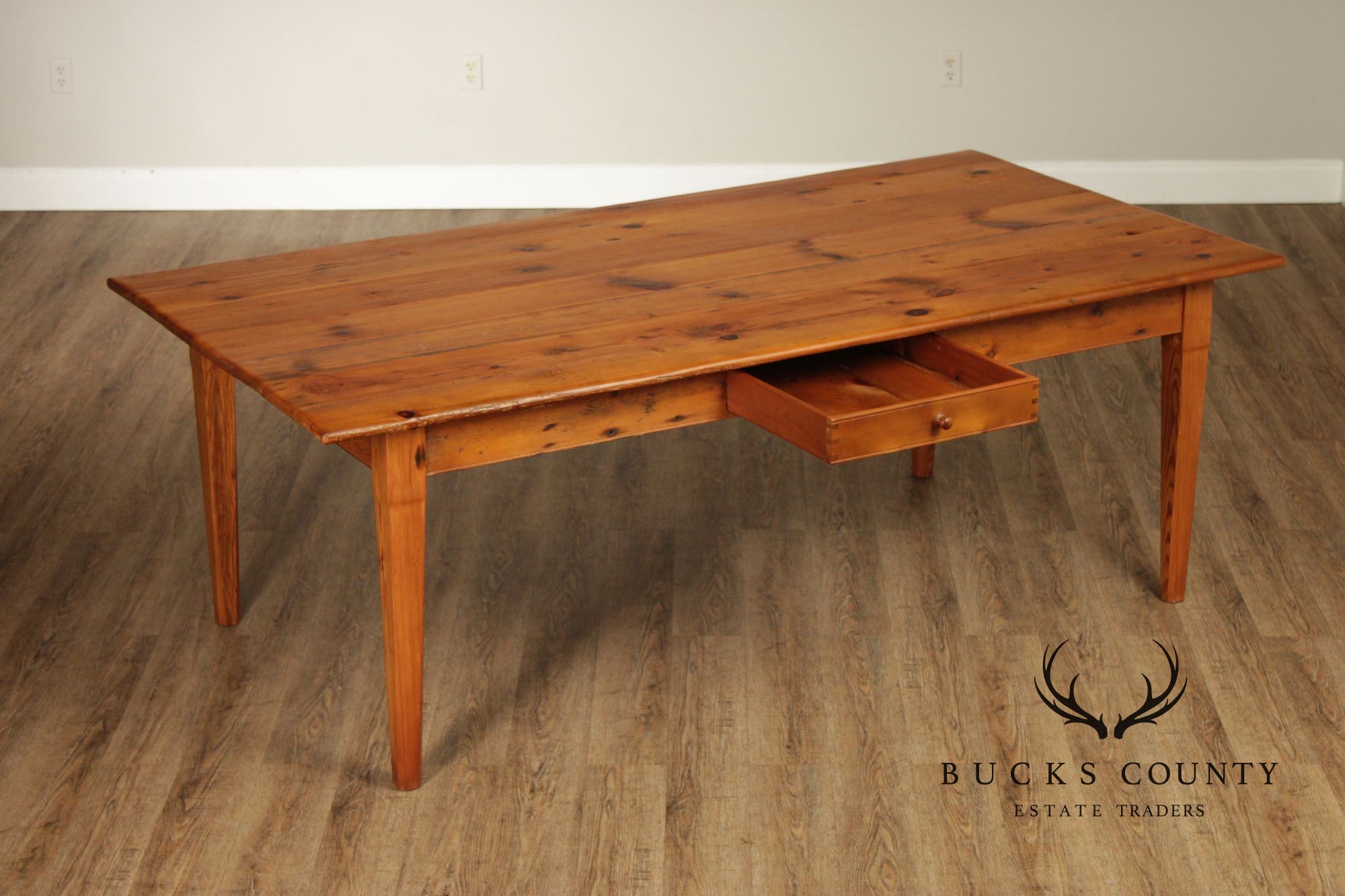 Von Fange & Sons Handcrafted Pine Farmhouse Dining Table