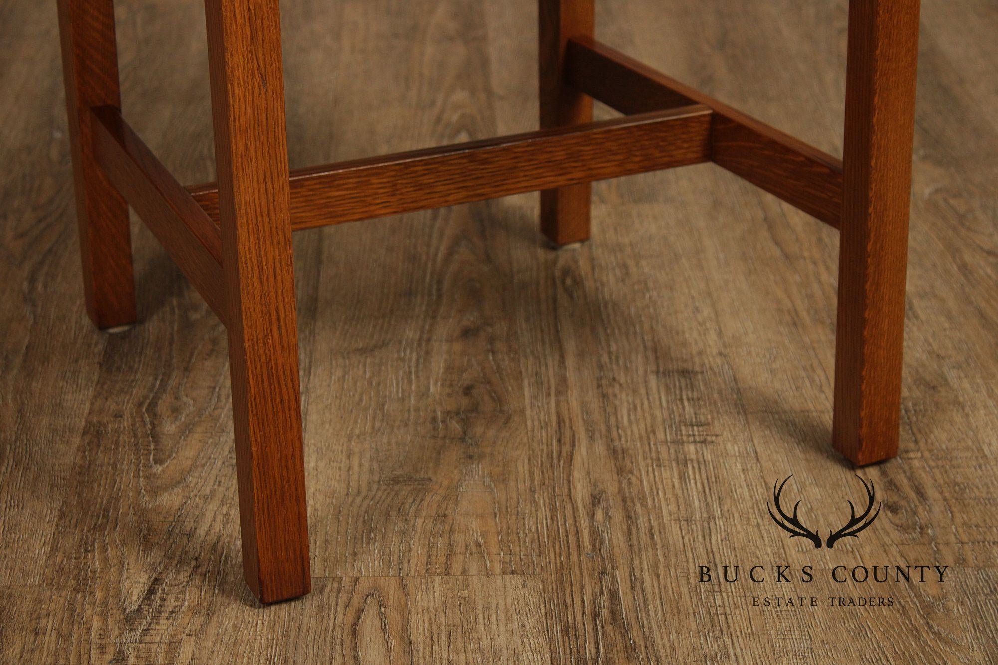 Stickley Mission Collection Set Of Eight Spindle Dining Chairs