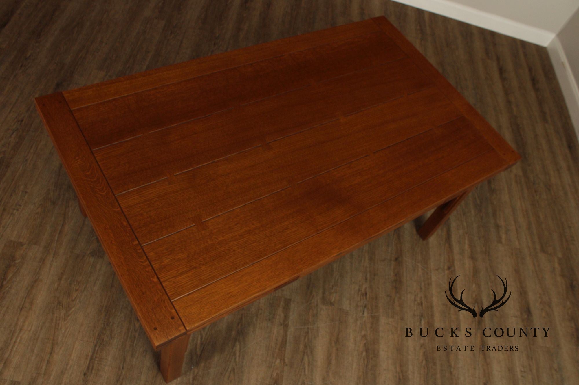 Stickley Mission Collection Oak Extendable Dining Table